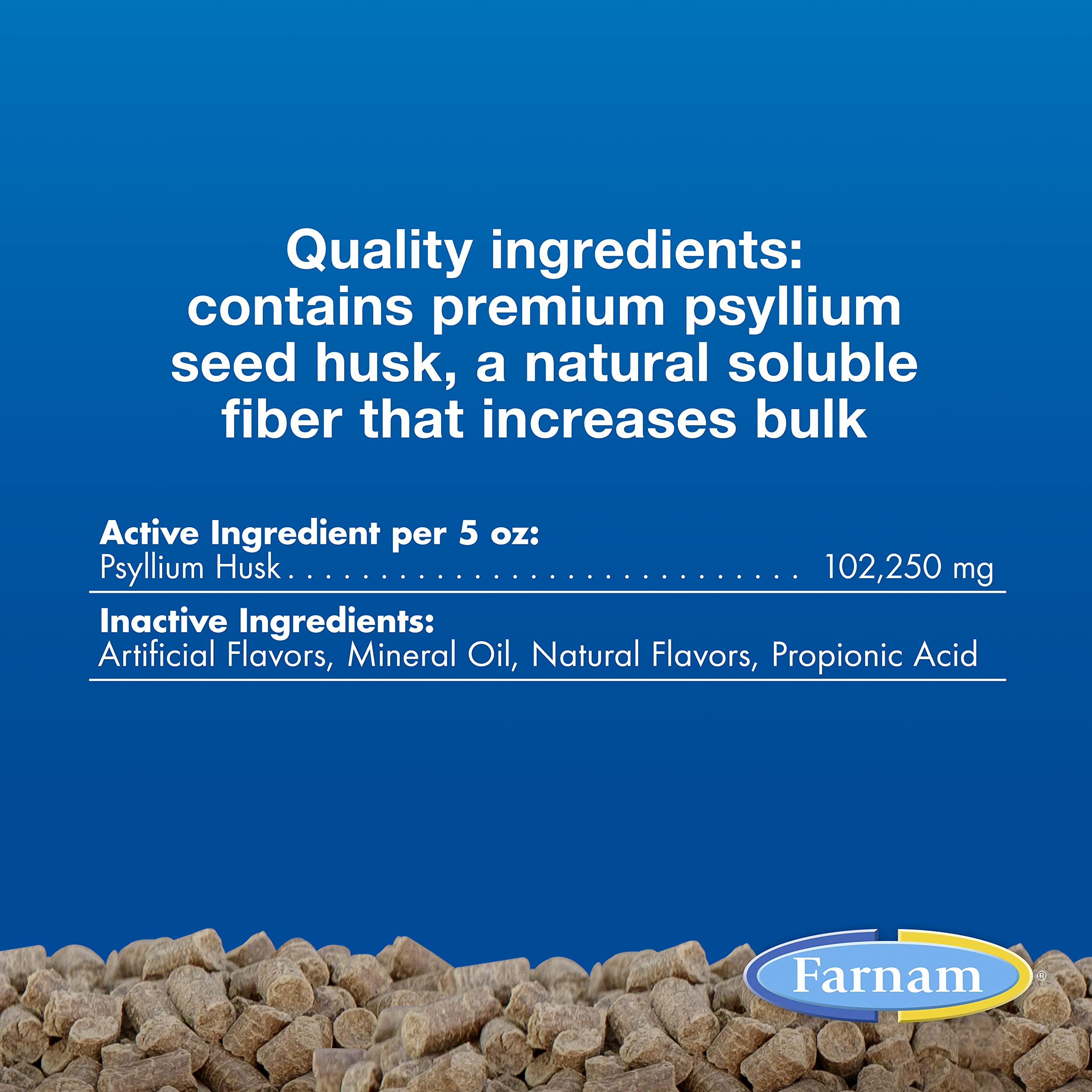 Farnam Sand Clear for Horses Natural Psyllium Crumbles, Veterinarian recommended to support the removal of sand & dirt from the