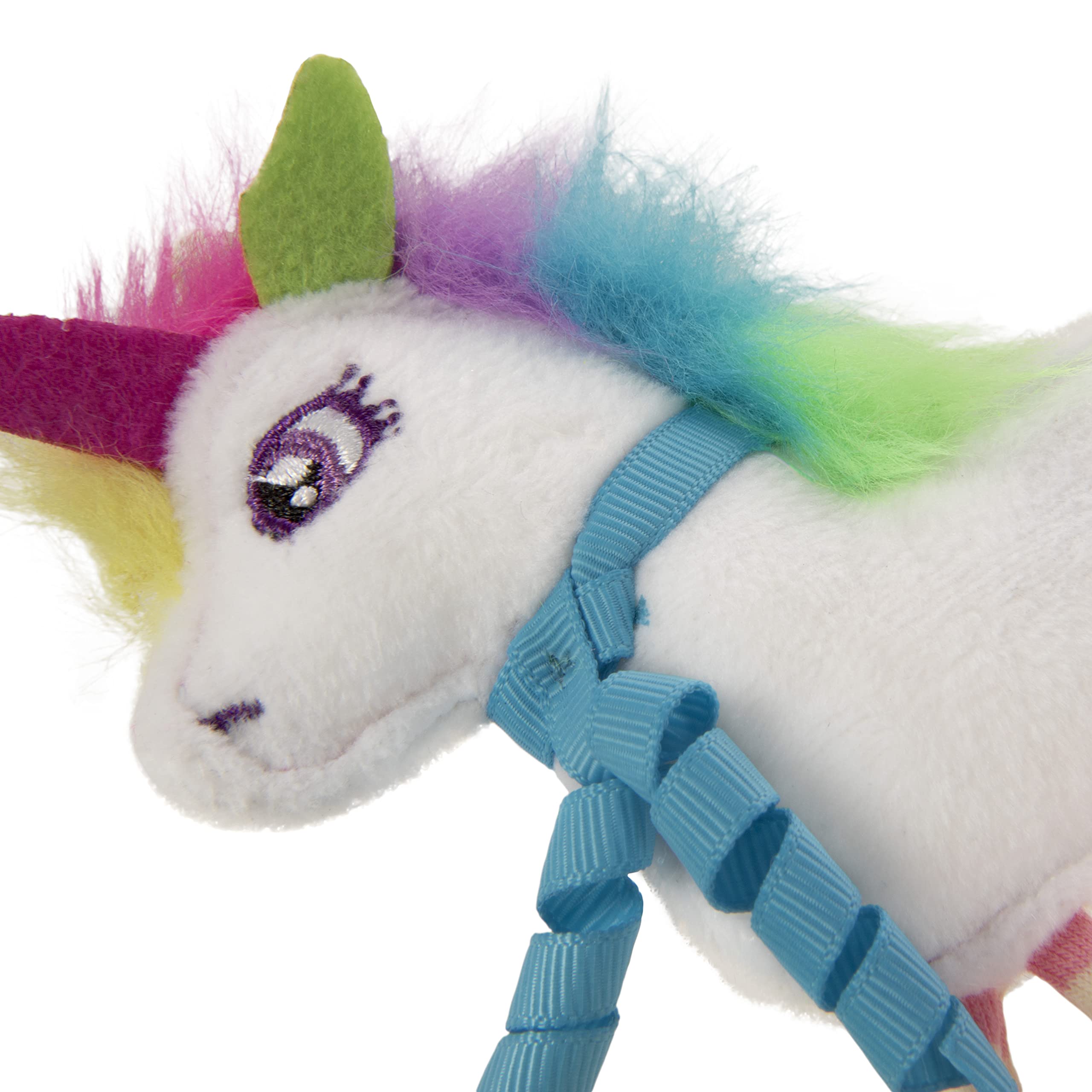 SmartyKat Dazzle Unicorn Crinkle Plush Cat Toy, 1 Count, Polyester Material, Model 38023