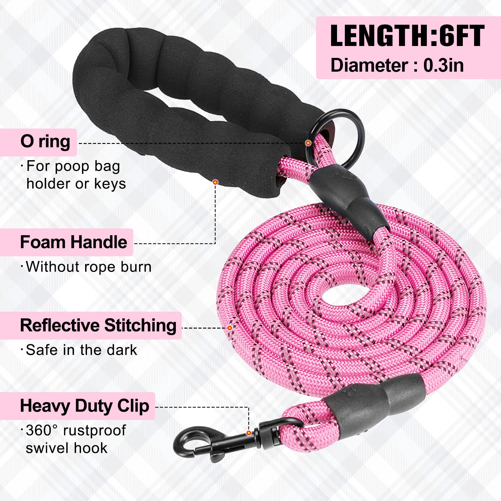 Beautyzoo Dog Harness And Leash Set For Small Medium Dogs,No Pull Step-In Harness For Puppy S M Sized Dogs And Cats,Air Mesh Adjustable Breathable Soft No Chock Escape Proof Vest Harnesses,Pink Xs