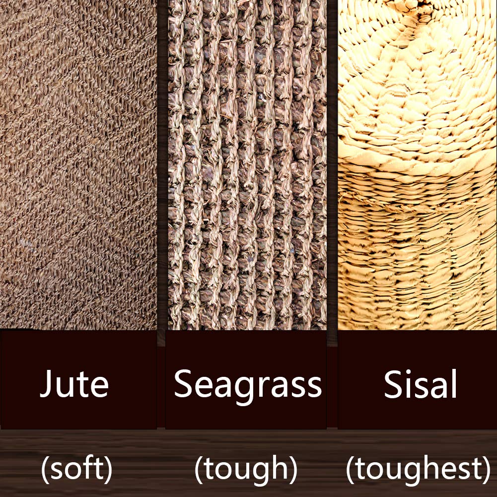 Sisal Rope 6mm for Cat Scratcher Repair and Replace Cat Scratching Post, DIY Scratching Furniture - Cat Tree, Scratch Carpet & M