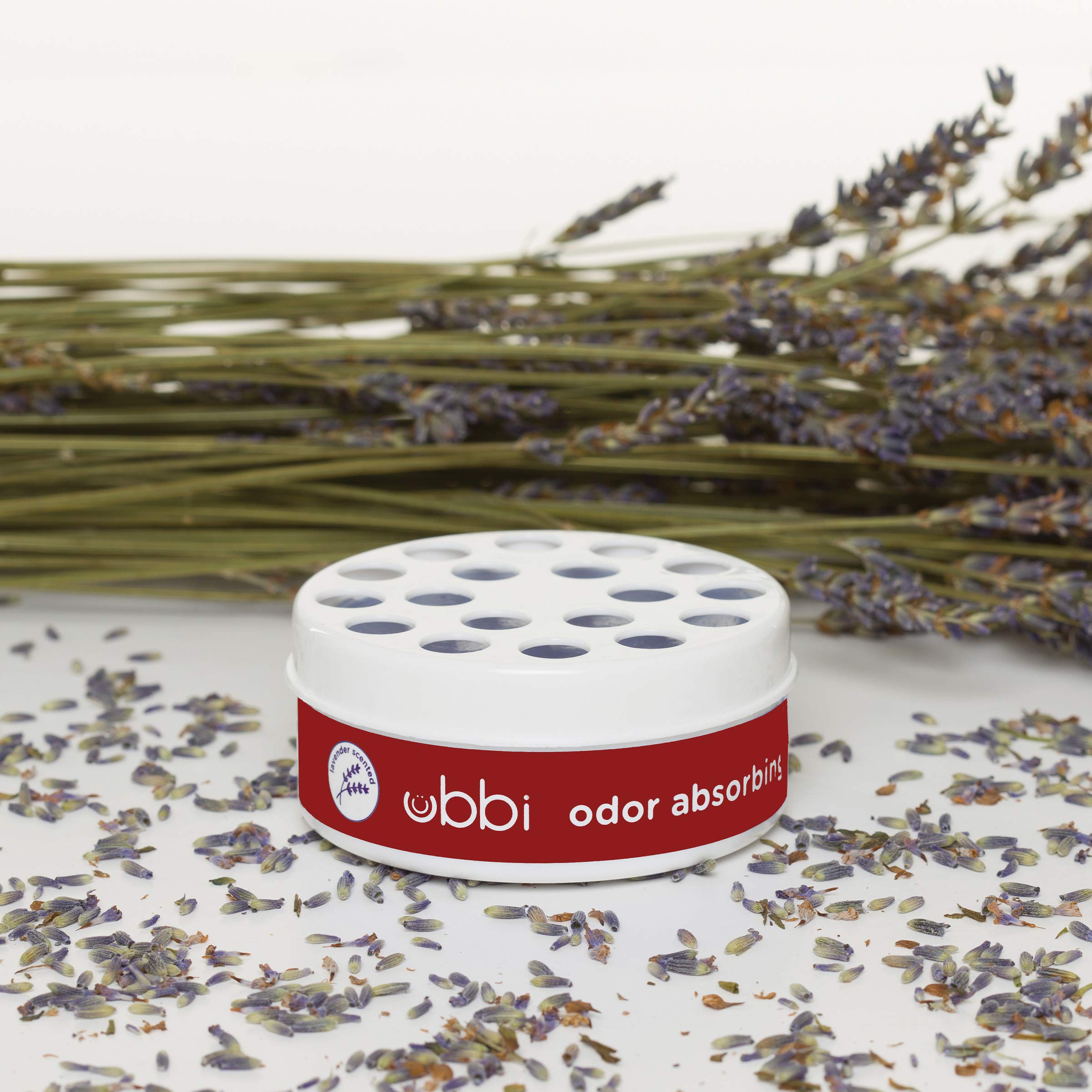 Ubbi Pet Odor Absorbing Gel, Pet Odor Eliminator, Odor Removing Solid Lavender Scent Air Freshener