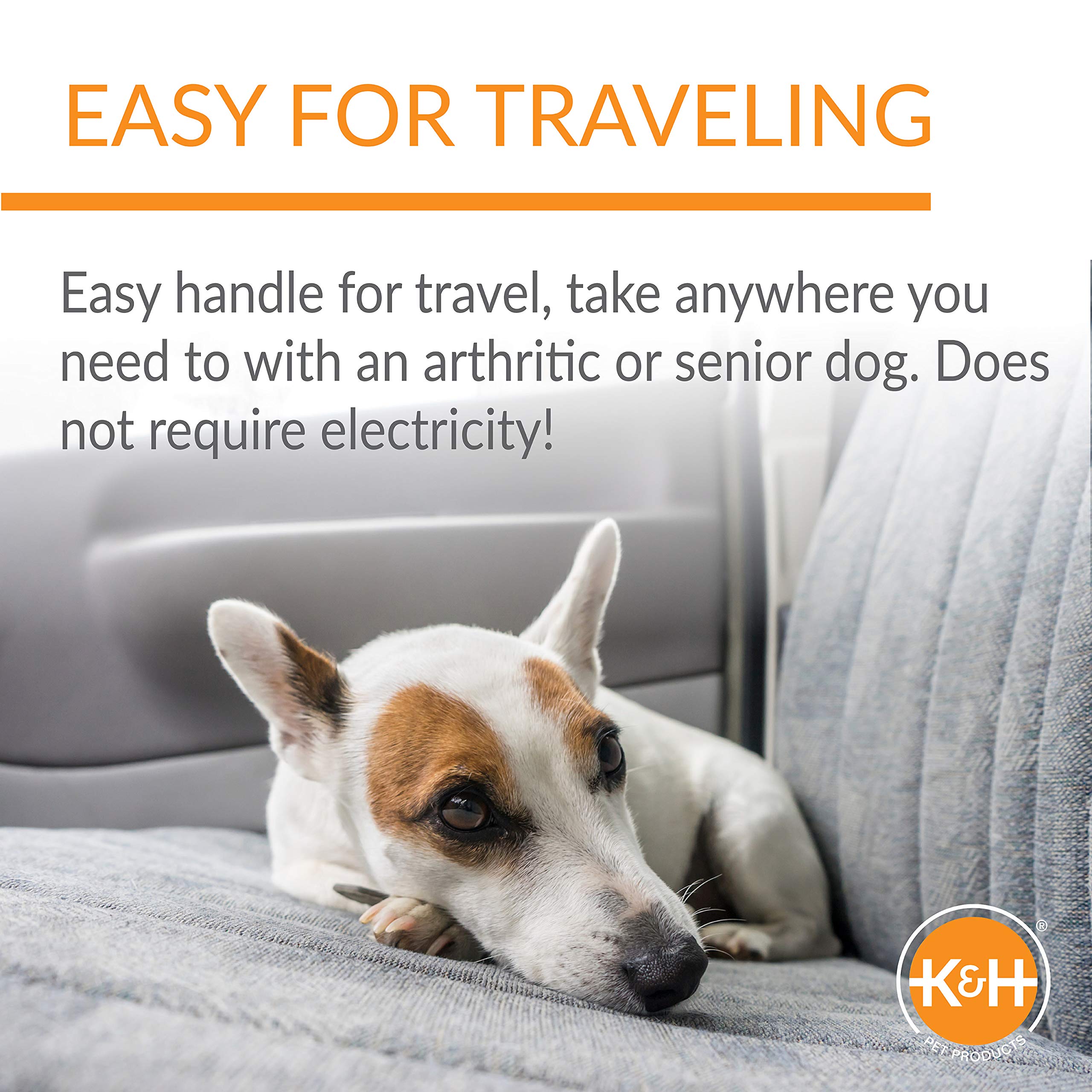 K&H Pet Products Microwavable Pet Bed Warmer, Indoor Outdoor Heated Warming Pad For Cat Houses, Dog Houses, Rabbit Hutches, Place Inside Any Pet'S Favorite Bed, No Electricity Needed - 9 X 9In Blue