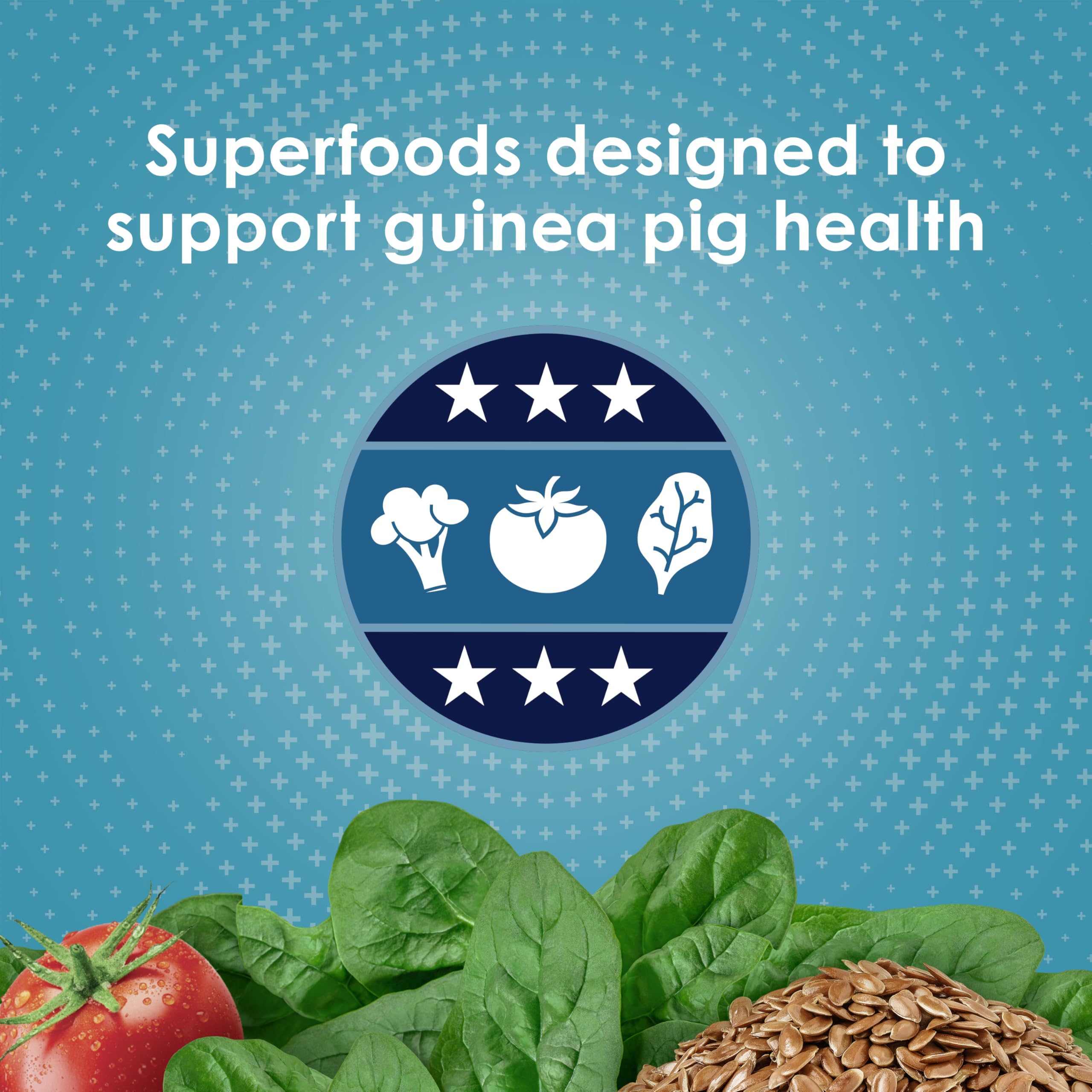 Kaytee Forti-Diet Pro Health Nourish+Protect Guinea Pig Food, Comprehensive Nutrition Backed by Science, Digestive Health, Immun