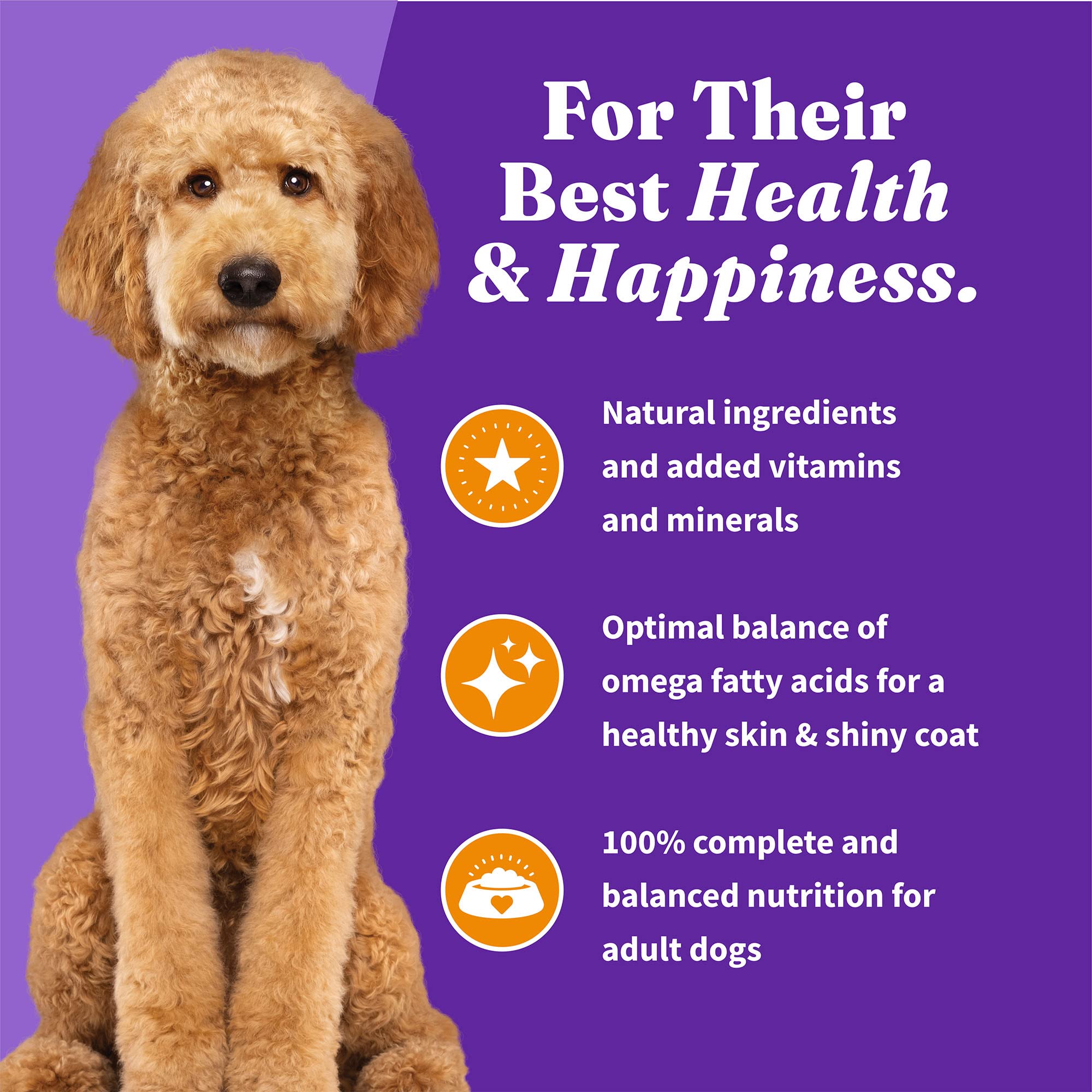 Halo Purely For Pets Holistic Adult Dog Food, Cage-Free Chicken & Brown Rice, 3.5 lbs