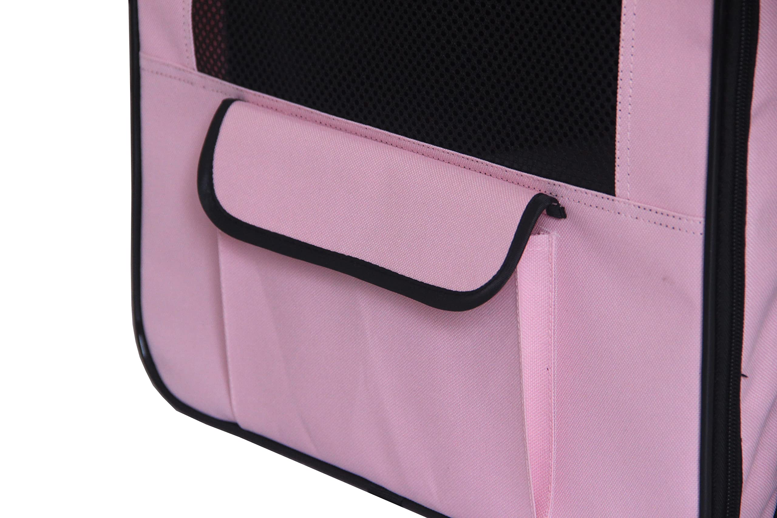 Pet Life Capacious Dual-Expandable Wire Folding Lightweight Collapsible Travel Pet Dog Crate(D0102H703V7.)