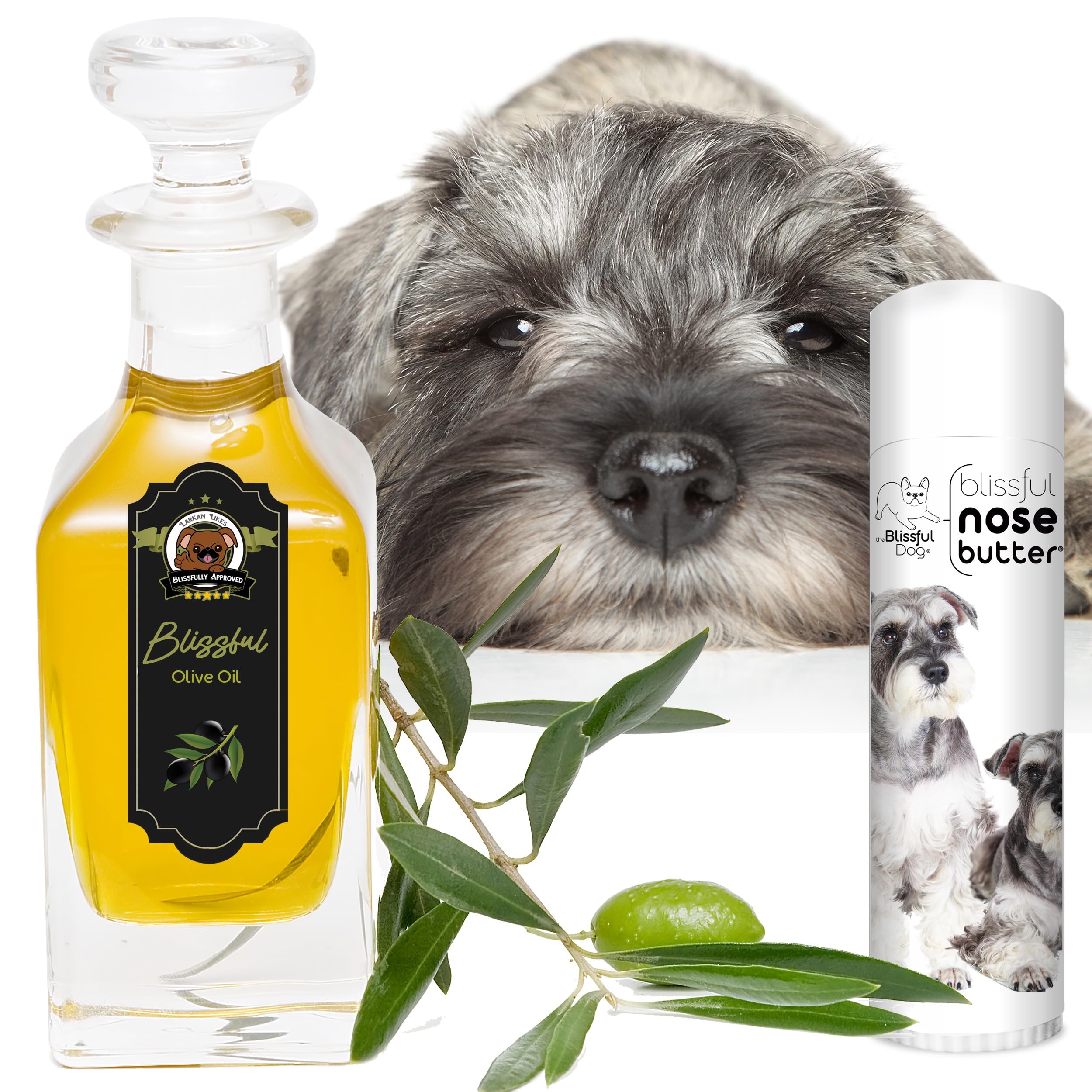 The Blissful Dog Schnauzer Unscented Nose Butter - Dog Nose Butter, 0.50 Ounce