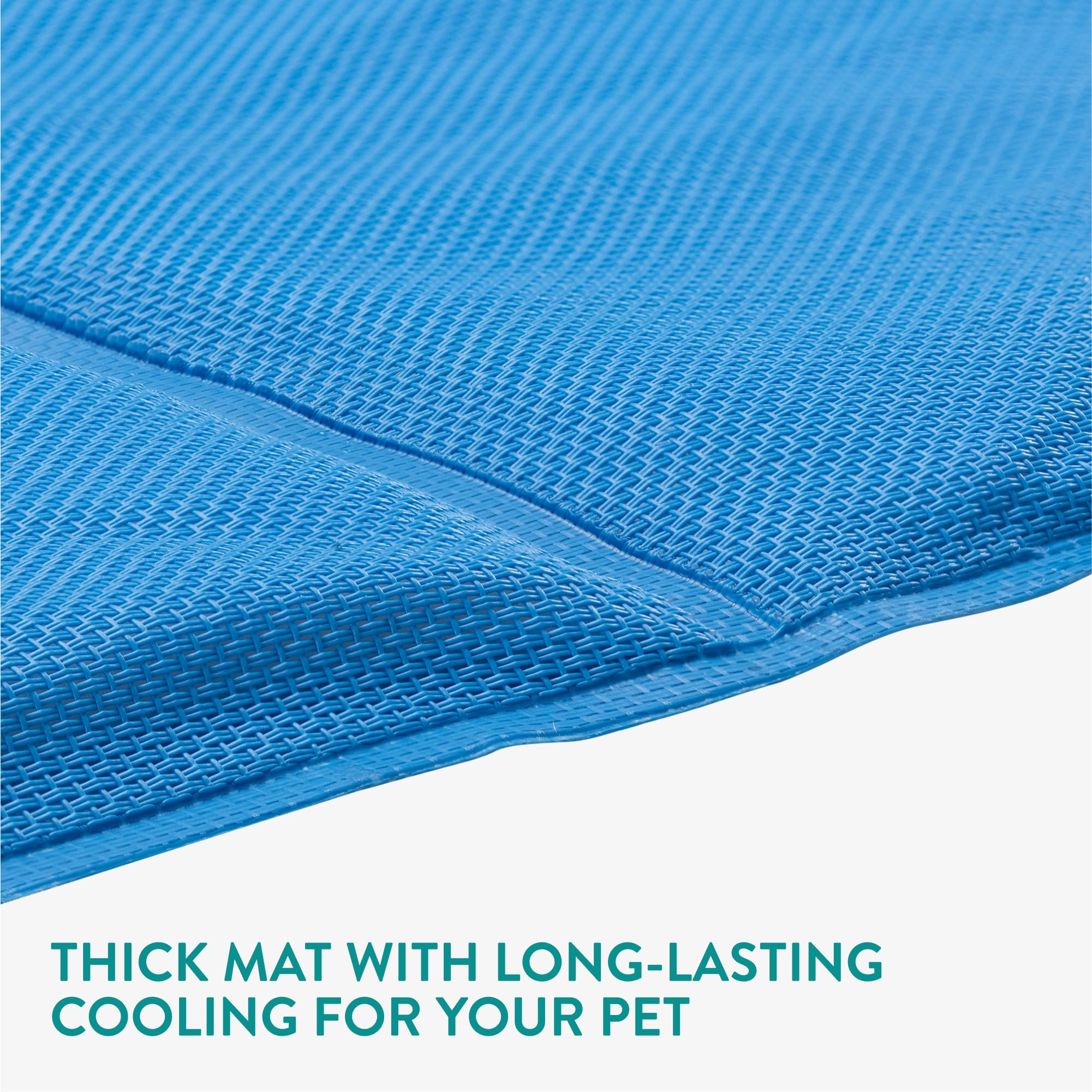 Navaris Gel Pet Cooling Mat With Durable Textiline Cover - Cool Pad For Dog Or Cat - Cooler Bed Mats For Dogs Or Cats - 15.7 X