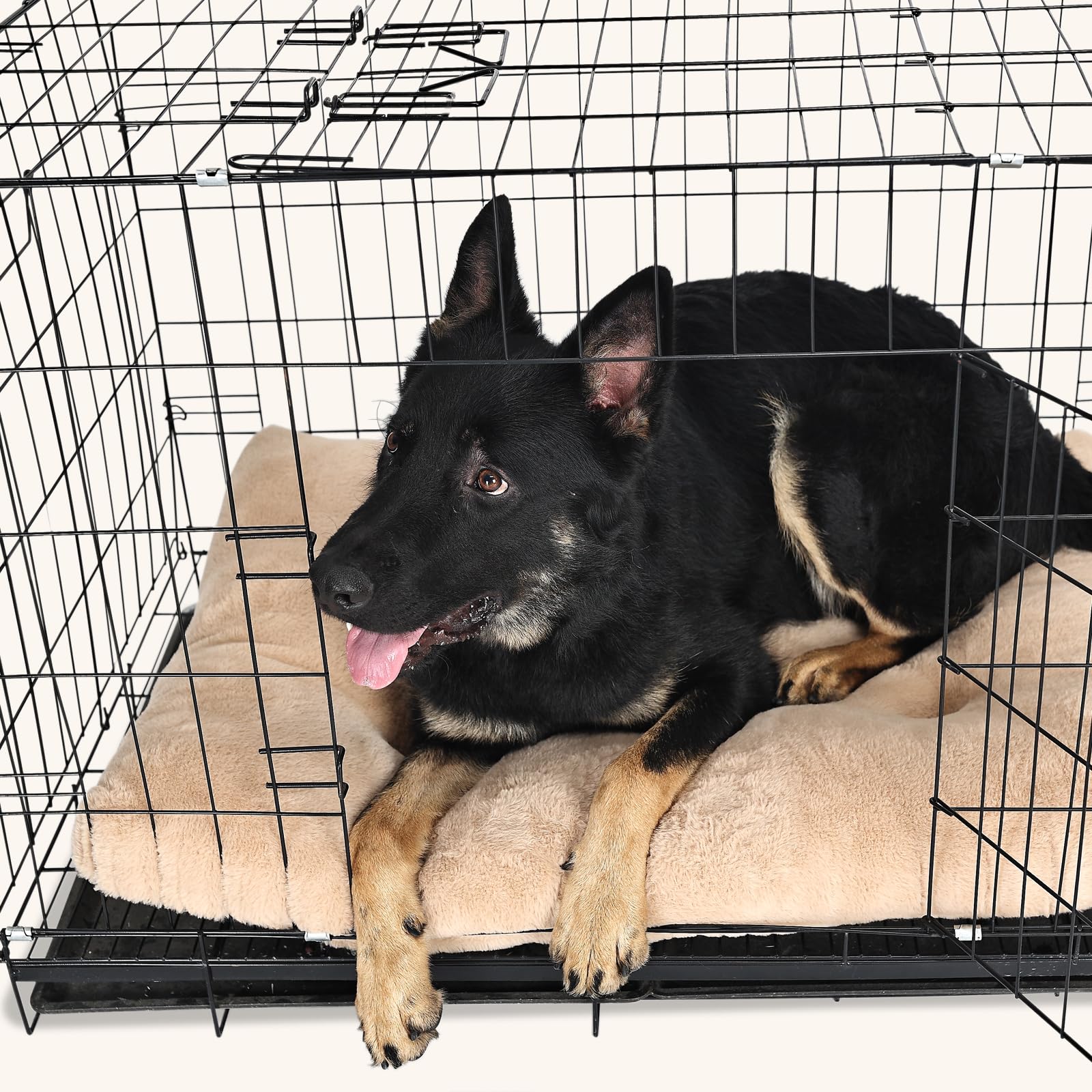 Nononfish Dog Crate Bed 48 X 30 Washable Fit Metal Crates Or Kennel,Xxl Kennel Mat For Extra Large Dogs With Anti-Slip Bottom,Ju