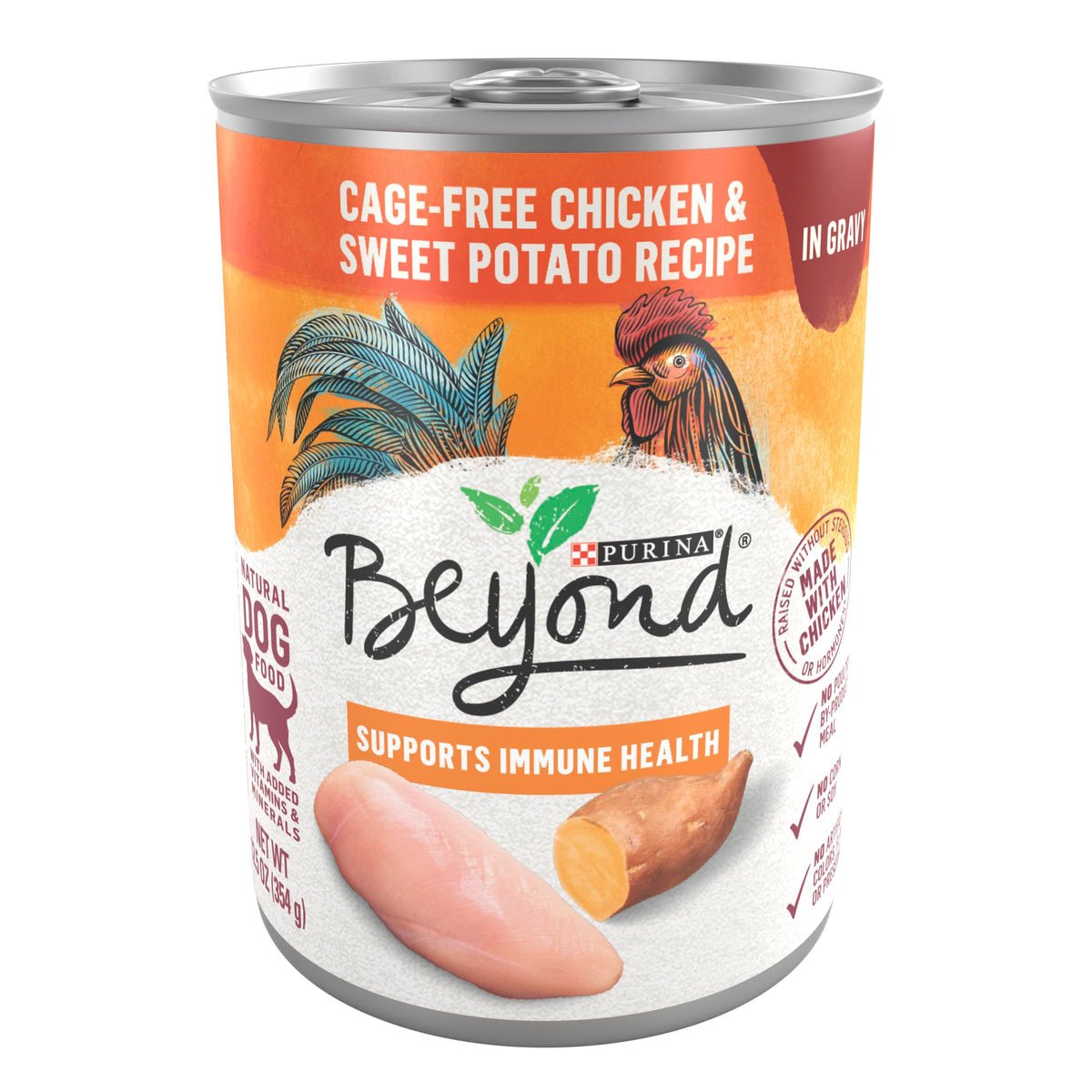 Purina Beyond Grain Free Chicken & Sweet Potato Recipe In Gravy Adult Wet Dog Food - 12/12.5 Oz. Can