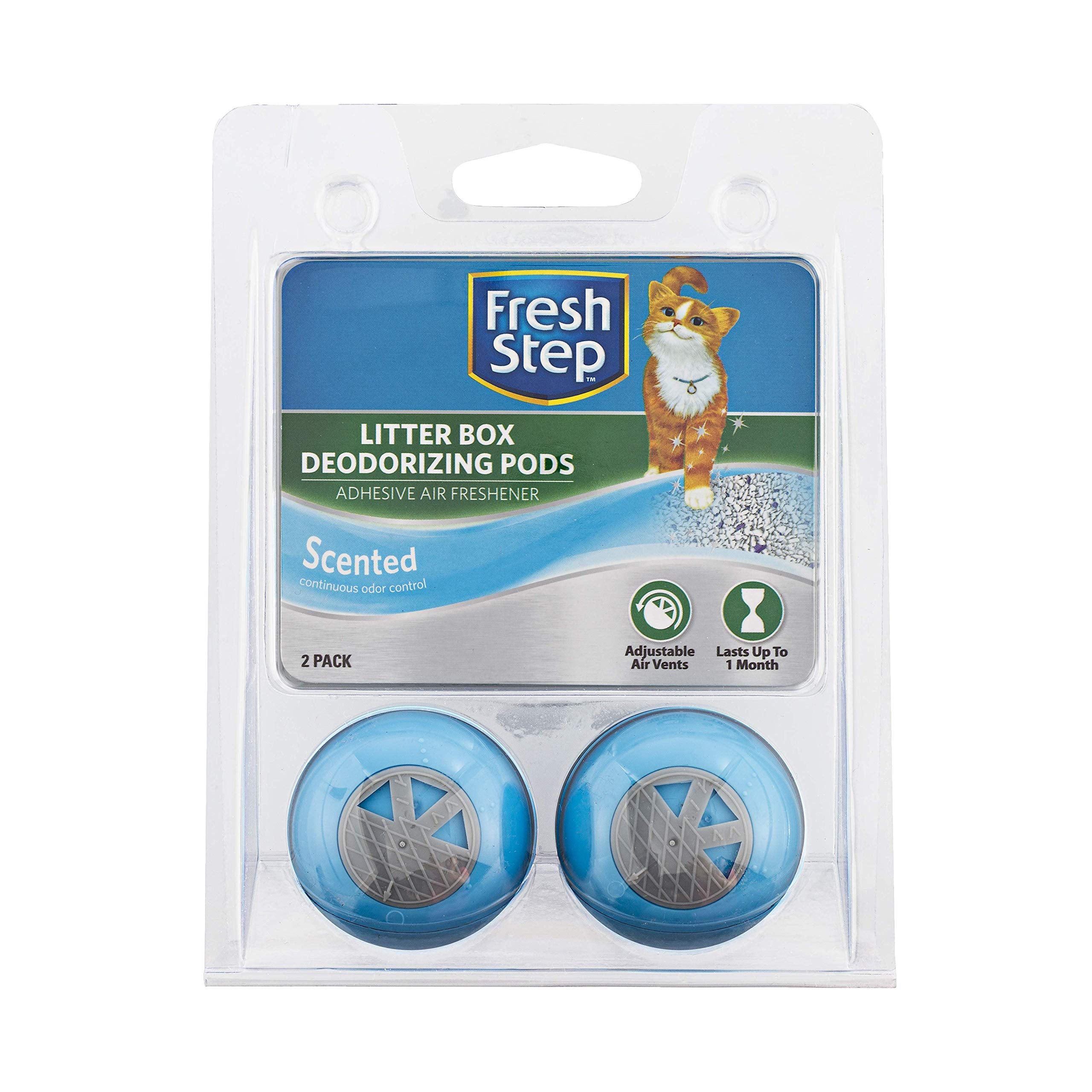 Fresh Step Cat Litter Box Deodorizing Pods In Fresh Scent | Cat Deodorizer Pods for Litter Box | Great Way to Eliminate Cat Odor