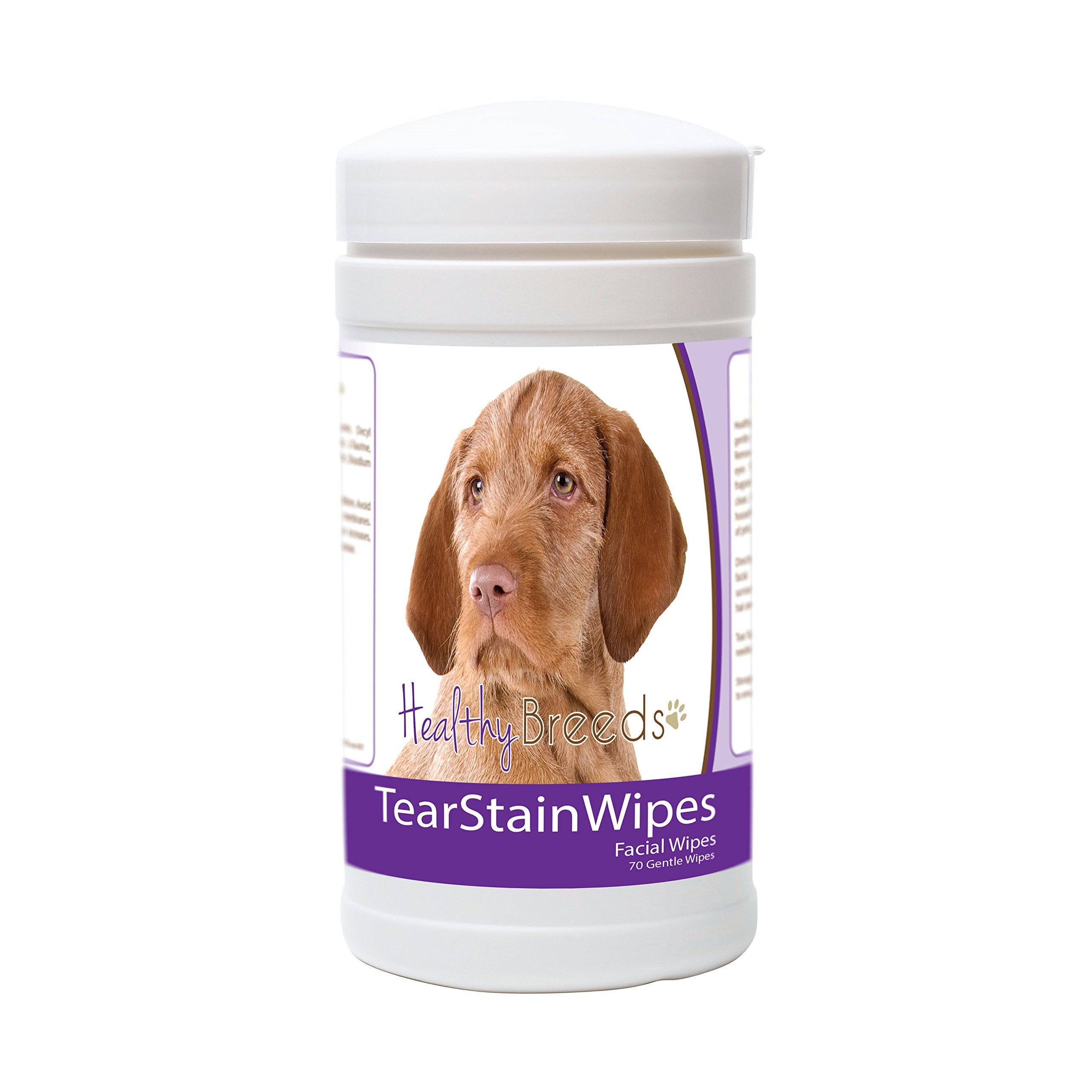 Healthy Breeds Wirehaired Vizsla Tear Stain Wipes 70 Count
