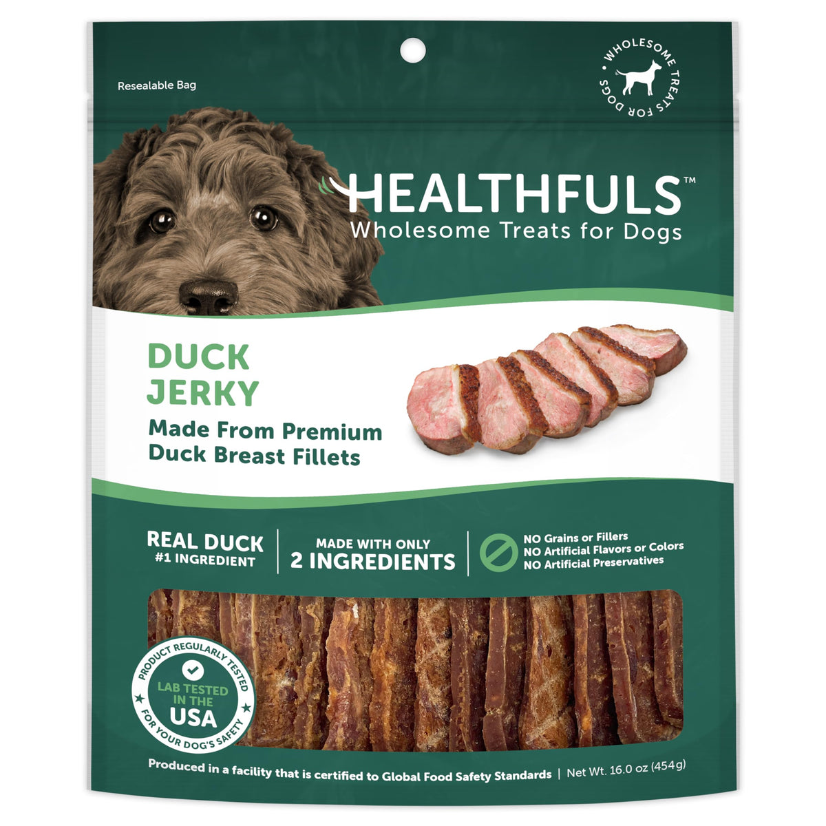 Westminster Pet Products 08222 Wag N Tails, Lb, Ducky Jerky, Dog Treat