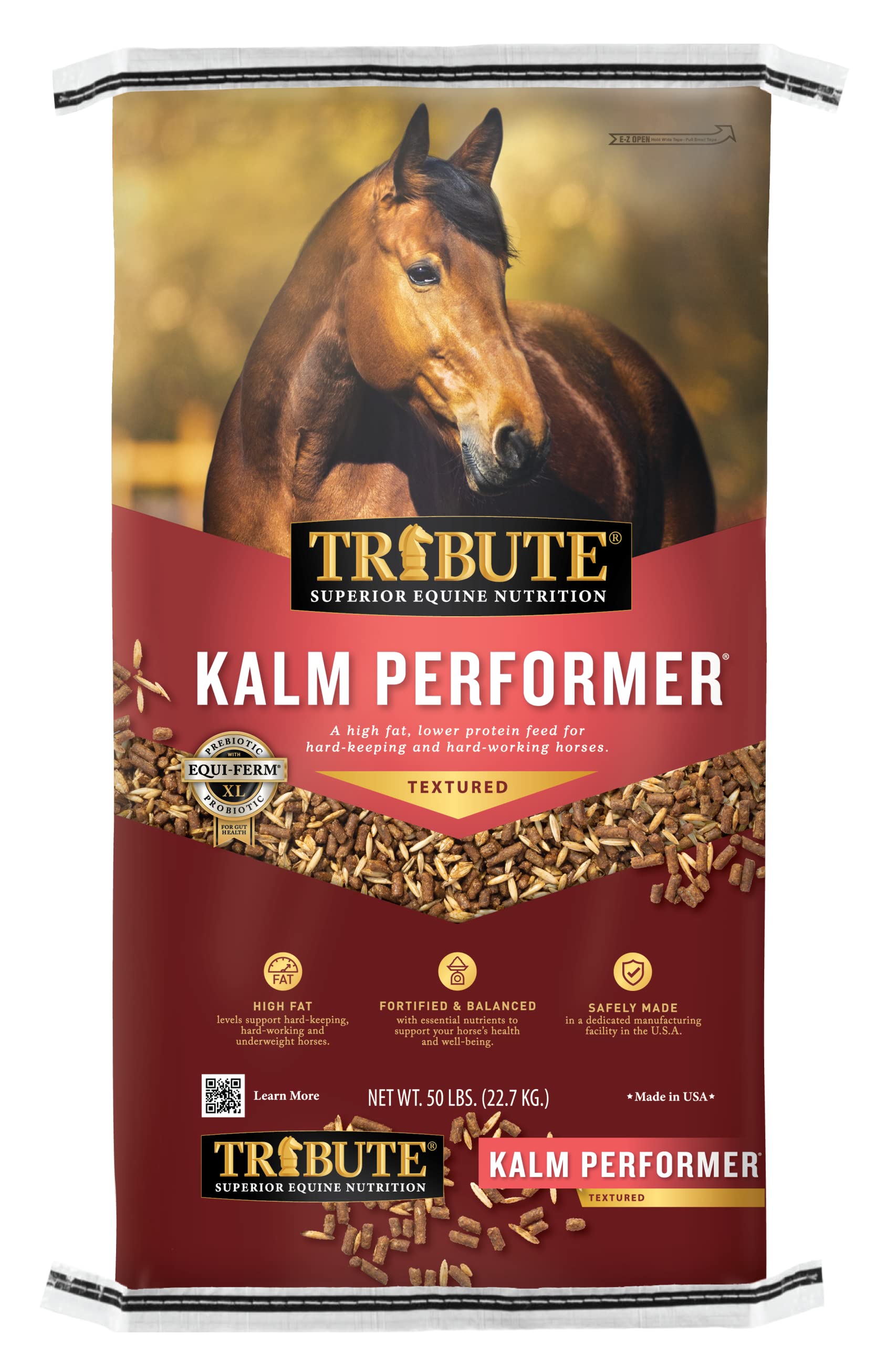 Kalmbach Feeds Tribute Kalm Performer for Horse, 50 lb
