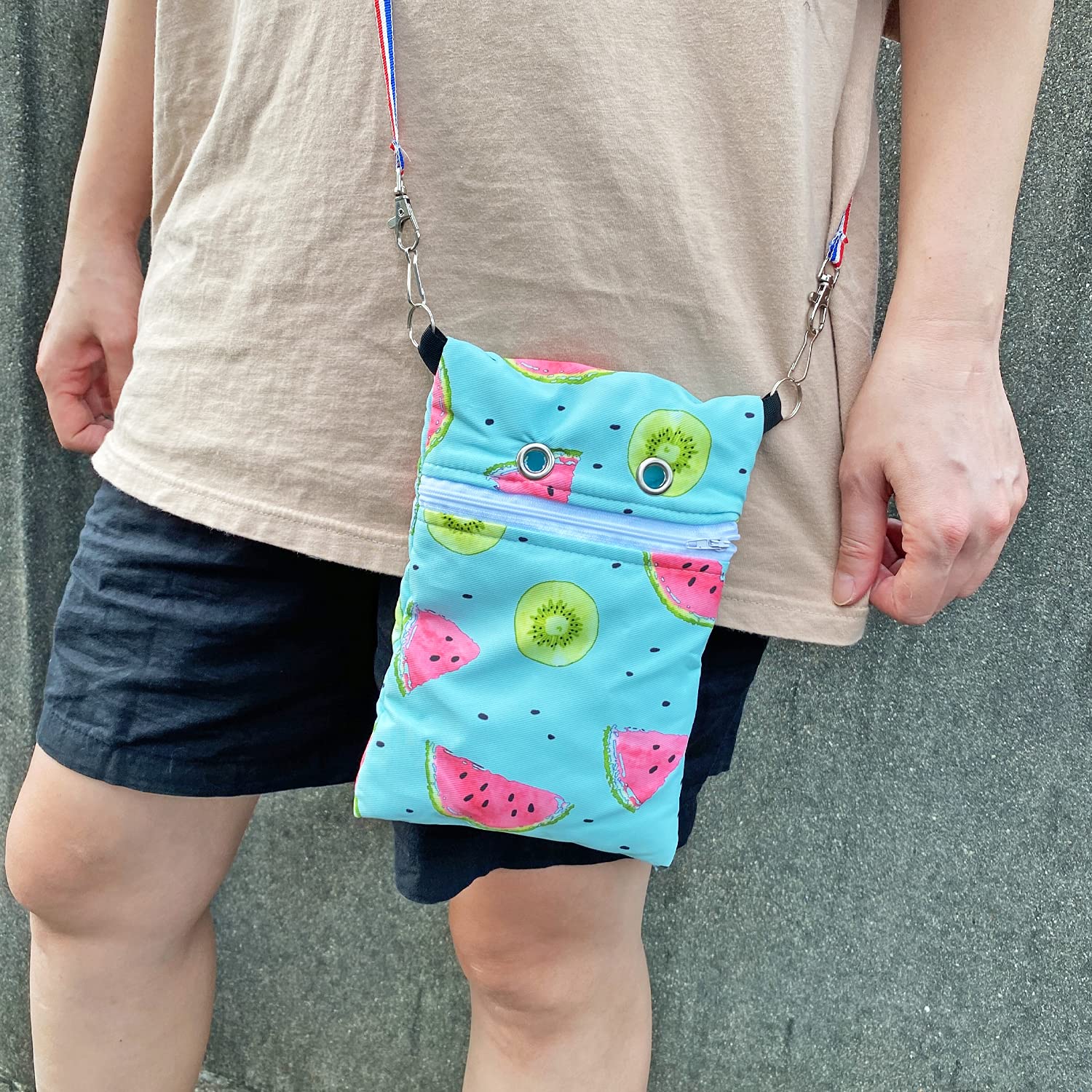 Waterproof Composite Fabric Sugar Glider Bonding Carry Pouch Portable Small Animal Carrier Bag Small Animal Bonding Crossbody St