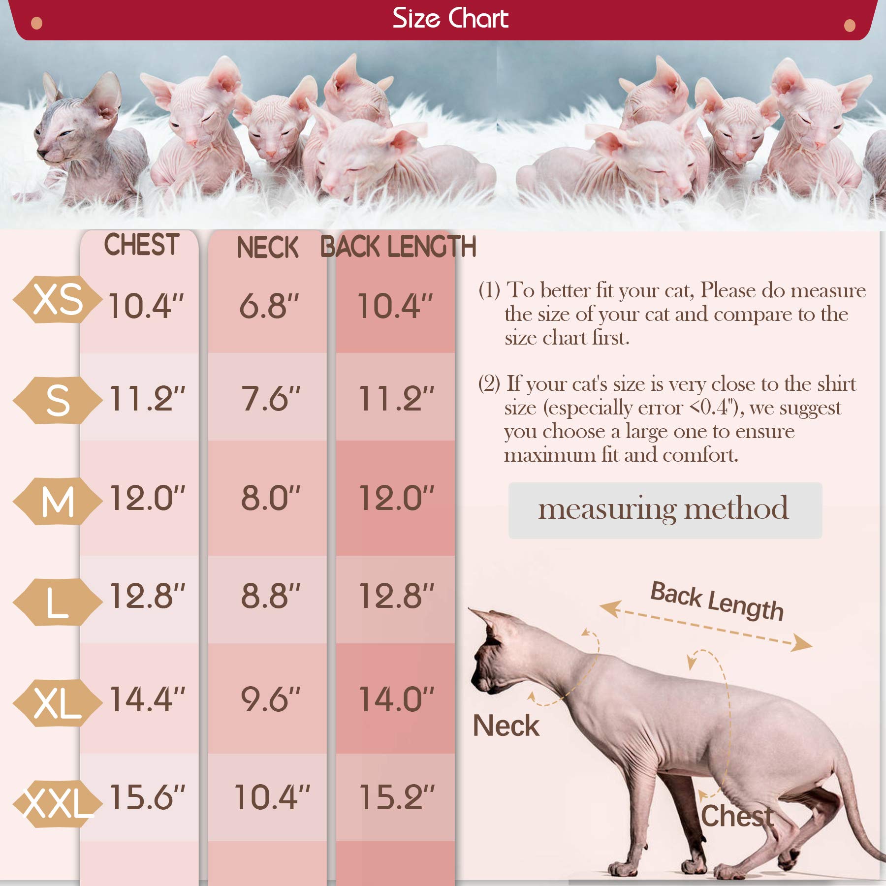 Dentrun Hairless Cats Shirt Breathable Cat Daily Wear Clothes Stripe Vest Adorable Pajamas Jumpsuit Soft & Skin-Friendly