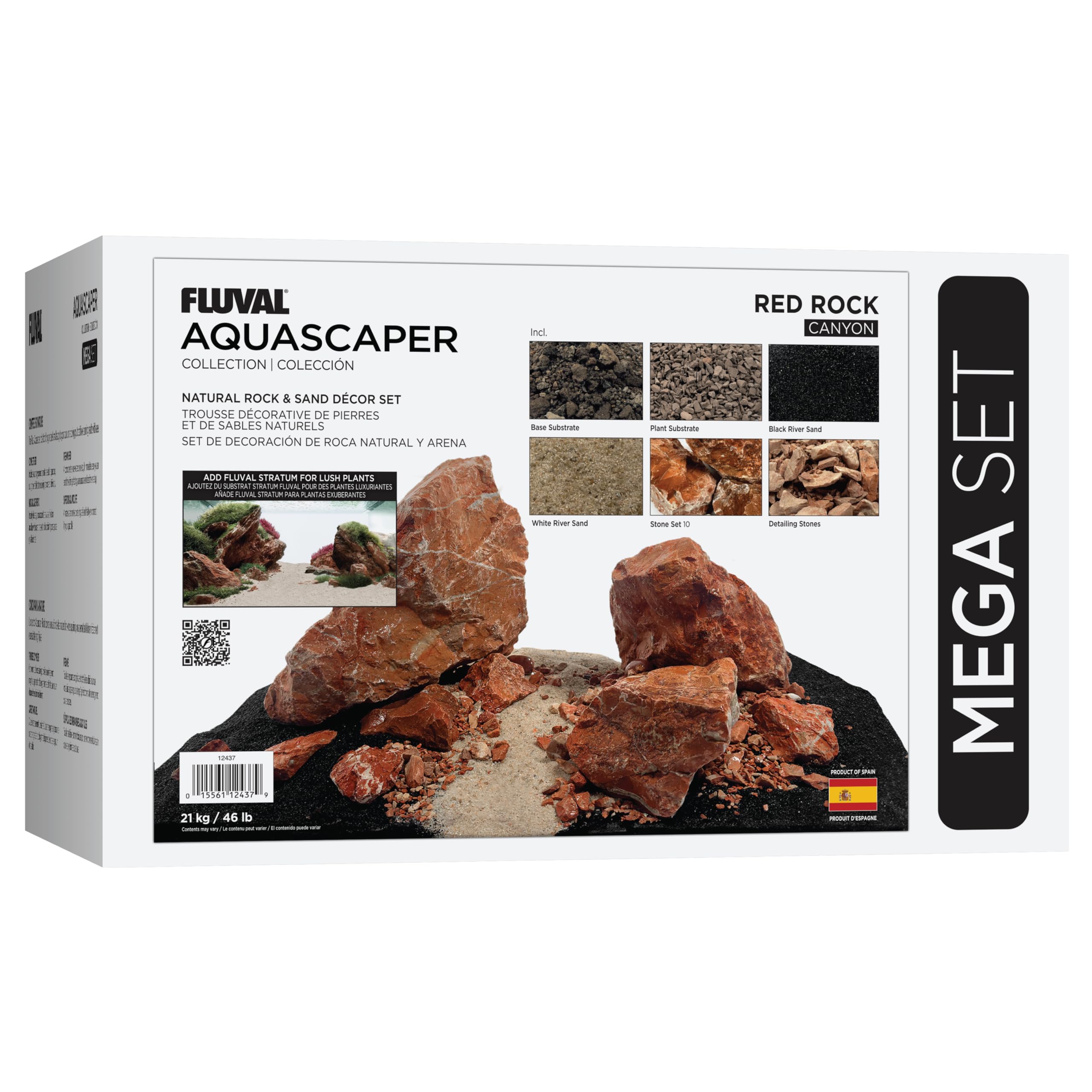 Fluval Red Mega Aquascaper Kit 60P