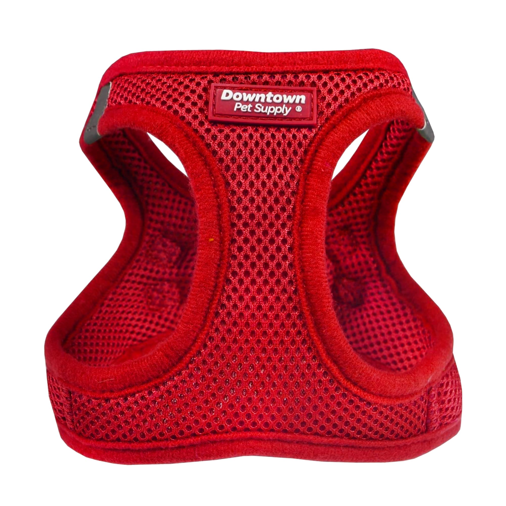 Downtown Pet Supply Step In Dog Harness No Pull, Xx-Large, Red - Adjustable Harness With Padded Mesh Fabric And Reflective Trim 