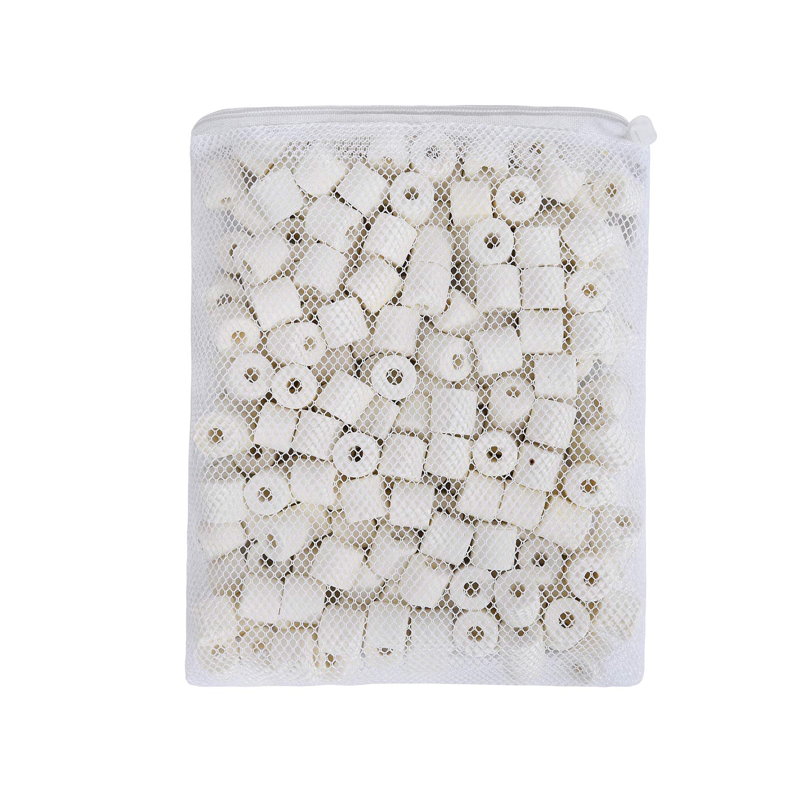 Aquarium Fitler Media Ceramic Rings, Bio Ceramic Filter Media For Pond Fish Tank Canister Filter (6 Lbs)