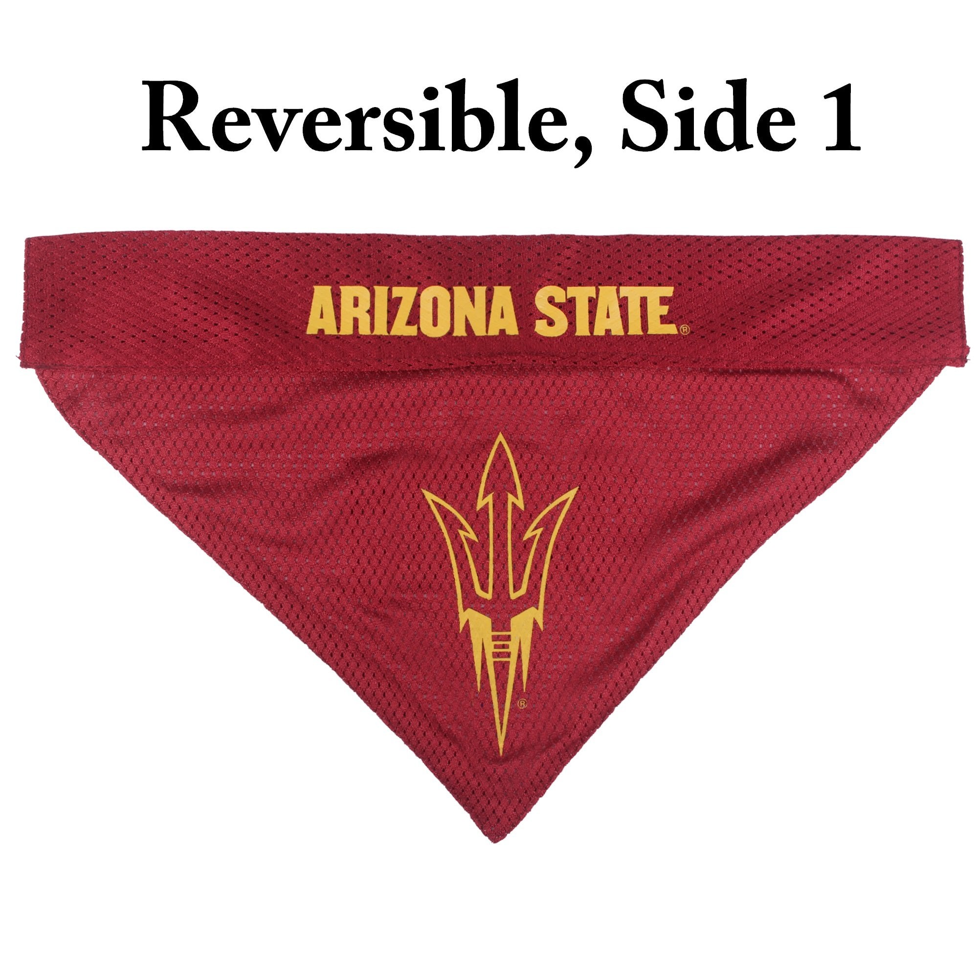 Pets First Collegiate Pet Accessories, Reversible Bandana, Arizona State Sun Devils, Large/X-Large