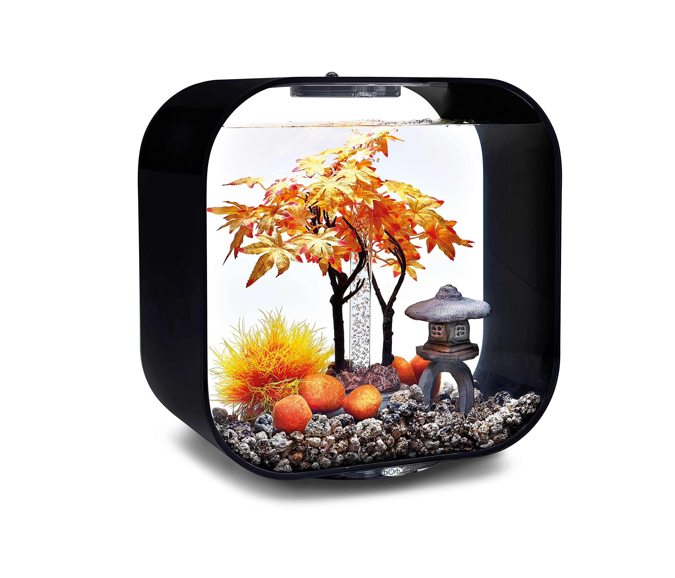 Biorb Autumn D  Cor Set, Orange And Red, Themed Collection Of Fish Friendly Aquarium Decorations