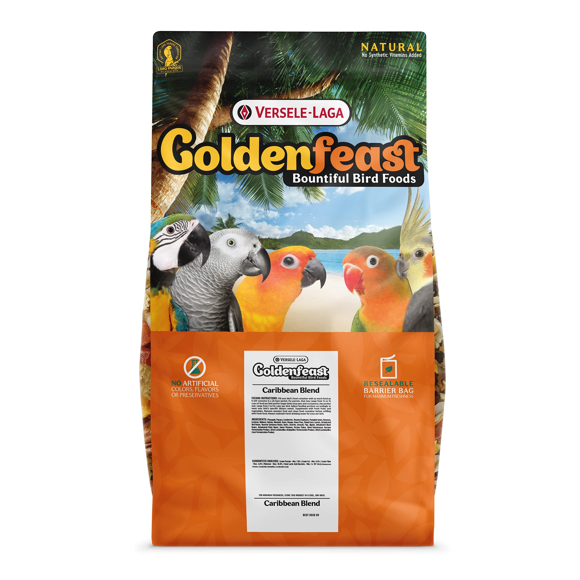 Goldenfeast VL Caribbean Blend, 17.5 lb Bag, Natural