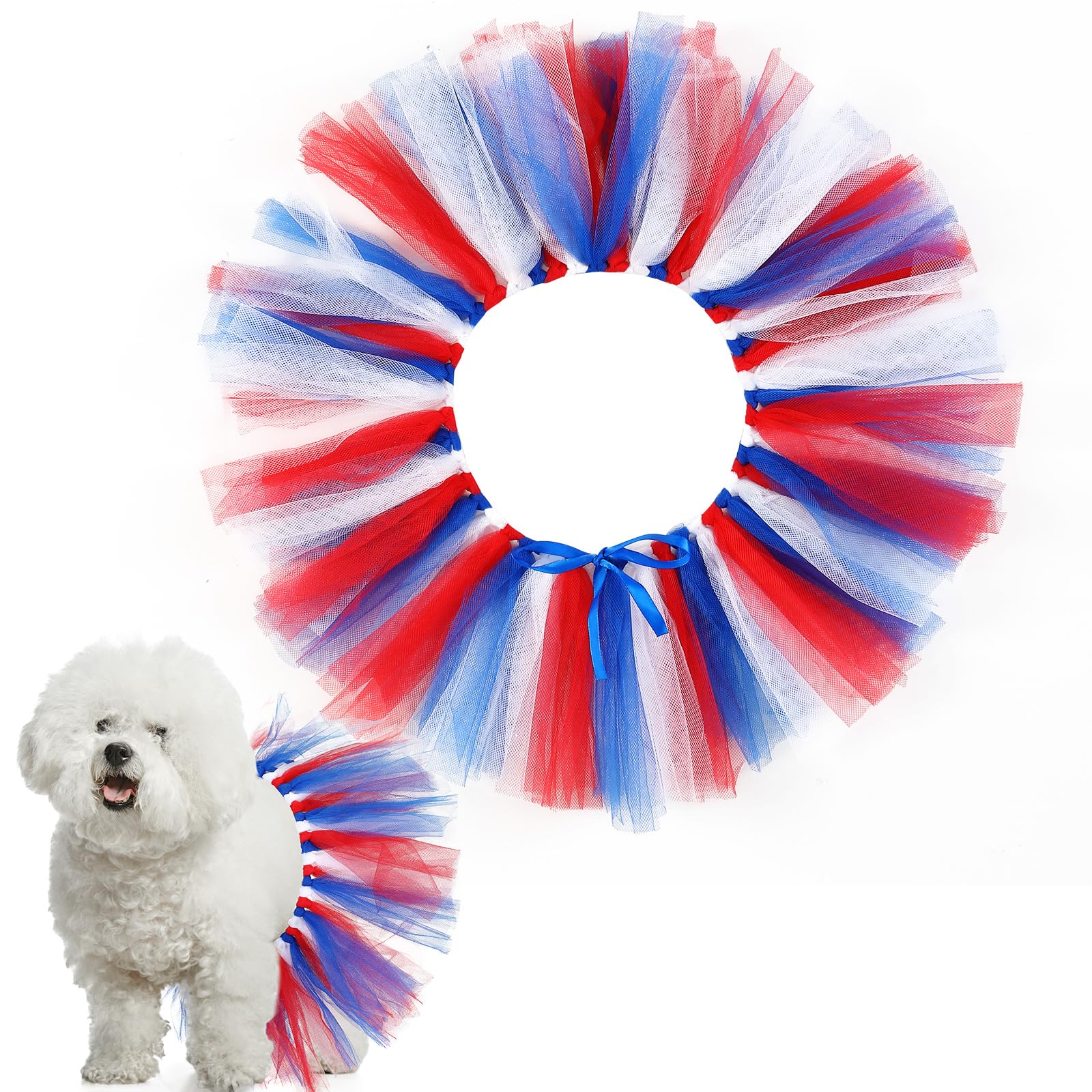 Locmeo Dog Tutu Tulle Tutu for Dogs Small Large Medium Puppy Dress Ballerina Costume Skirt for Halloween Puppy Cats Bunny Pet Ou