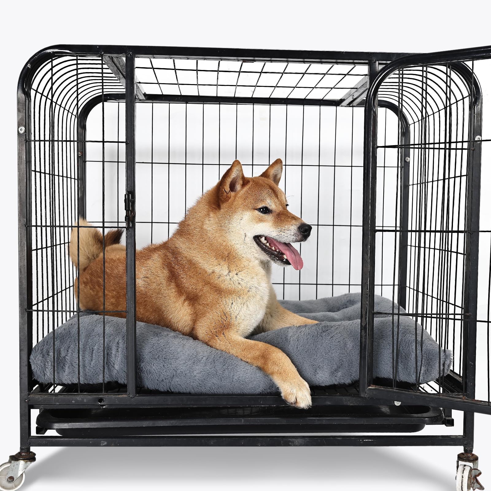 Nononfish 36 Inch Dog Crate Bed For Large Sized Dog Washable,Extra Soft Kennel Pad For 36 X 24 Crates Or Cage With Anti-Slip Bot