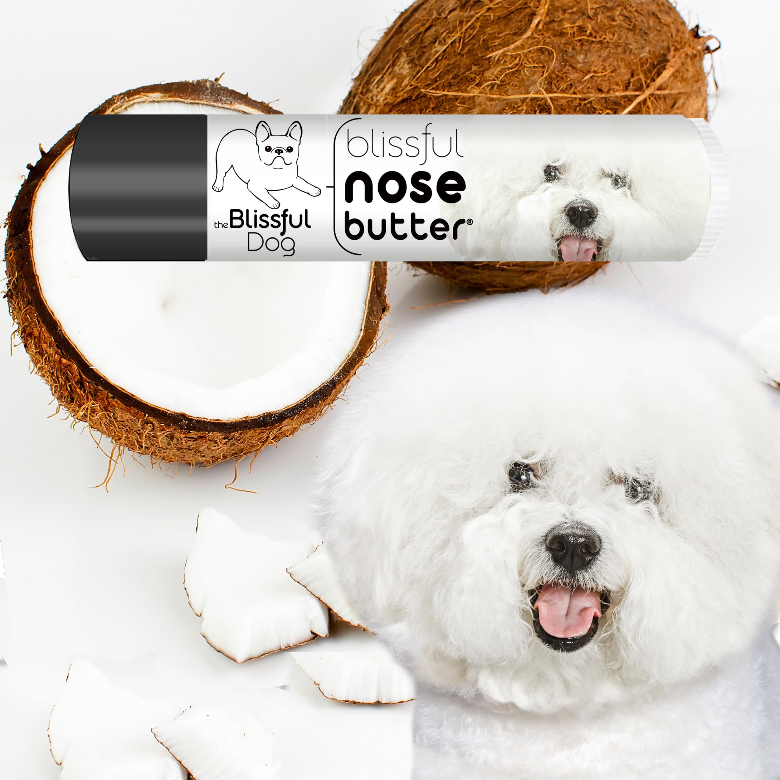 The Blissful Dog Bichon Frise Unscented Nose Butter, 0.15-Ounce