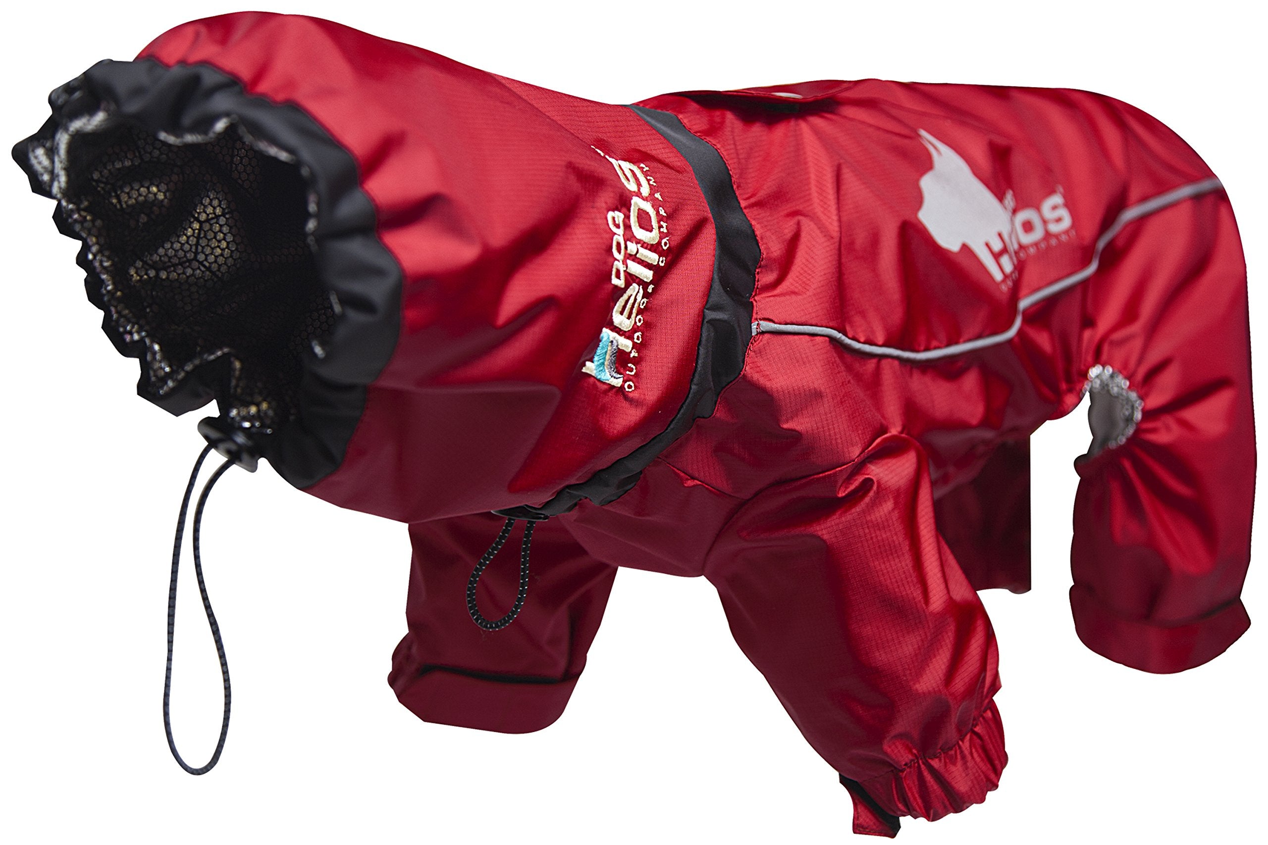 DOGHELIOS 'Weather-King' Windproof Waterproof and Insulated Adjustable Full Bodied Pet Dog Jacket Coat w/ Heat Retention Technol