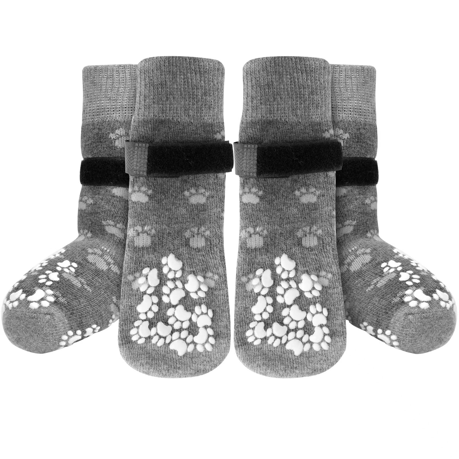 Runpaws Anti-Slip Dog Socks Prevent Licking Paws,Dog Socks With Grippers For Senior Dogs Walk On Hardwood Floor,Dog Grippers Wit