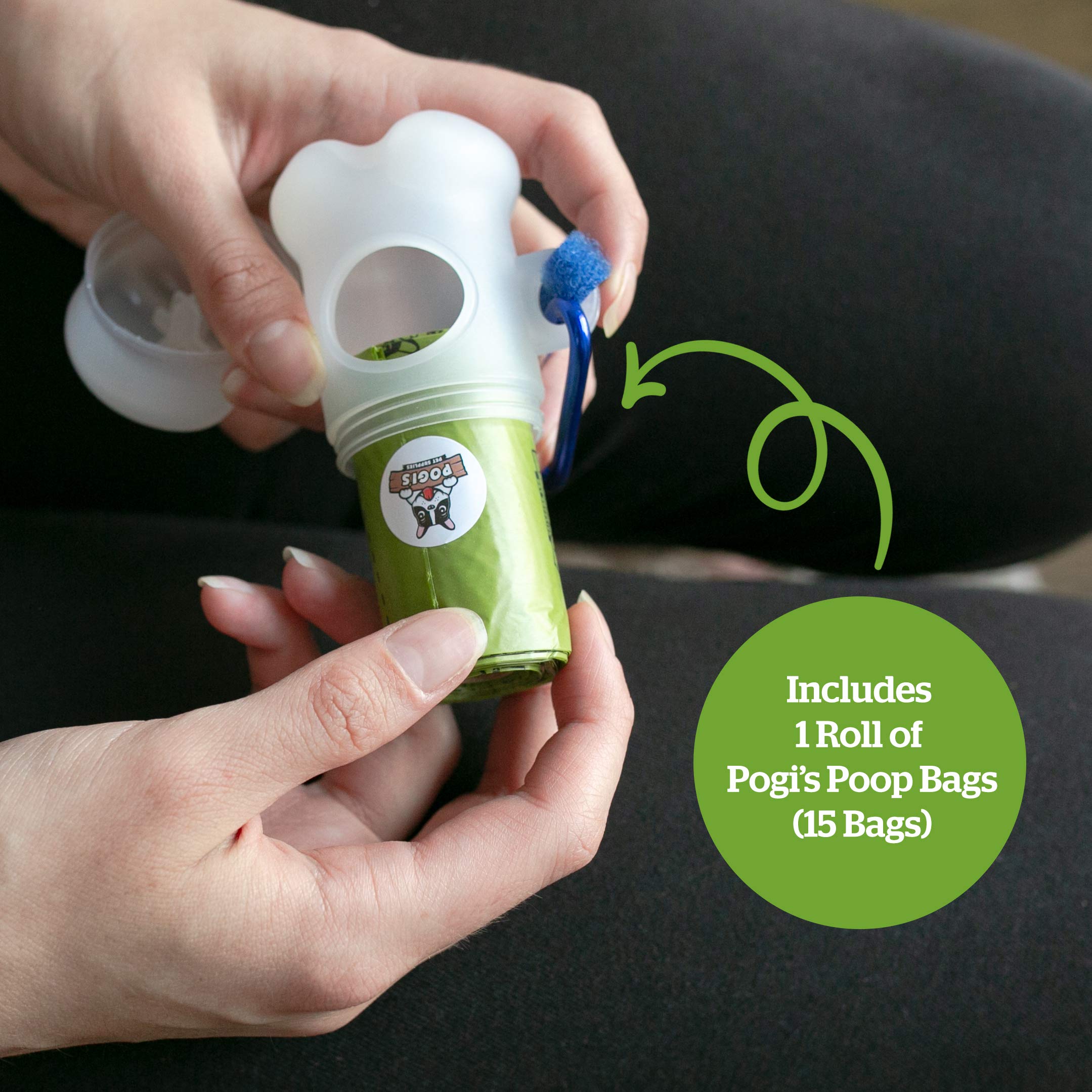 Pogi’S Dog Poop Bags - 50 Unscented Rolls (750 Doggie Poop Bags) + 2 Dog Poop Bag Holders For Leashes - Leak-Proof Dog Waste Bags - Ultra Thick, Extra Large Poop Bags For Dogs