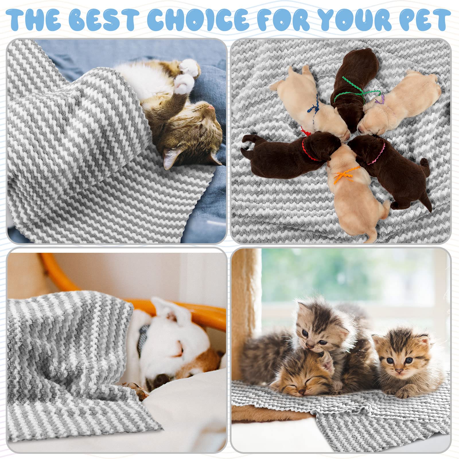 Moukeren 20Pcs Guinea Pig Fleece Bedding Blankets Bulk Washable Small Animal Fleece Cage Liners Pet Wash Cloth Sleeping Mat Cove