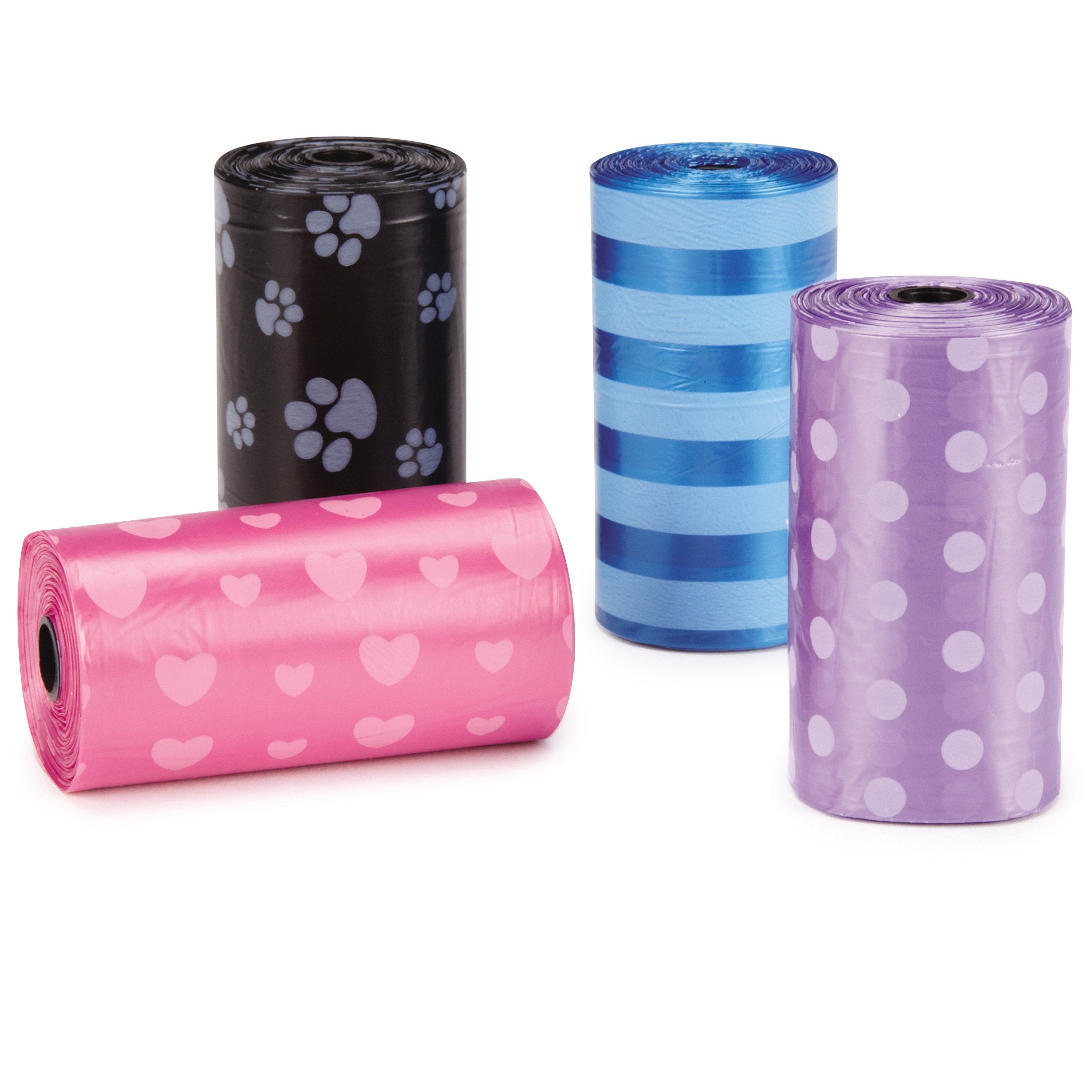 Clean Go Pet Dog Waste Bags, Value Pack, 8 Perforated Rolls Of 20 Durable Leakproof Plastic Poop Bags Per Roll