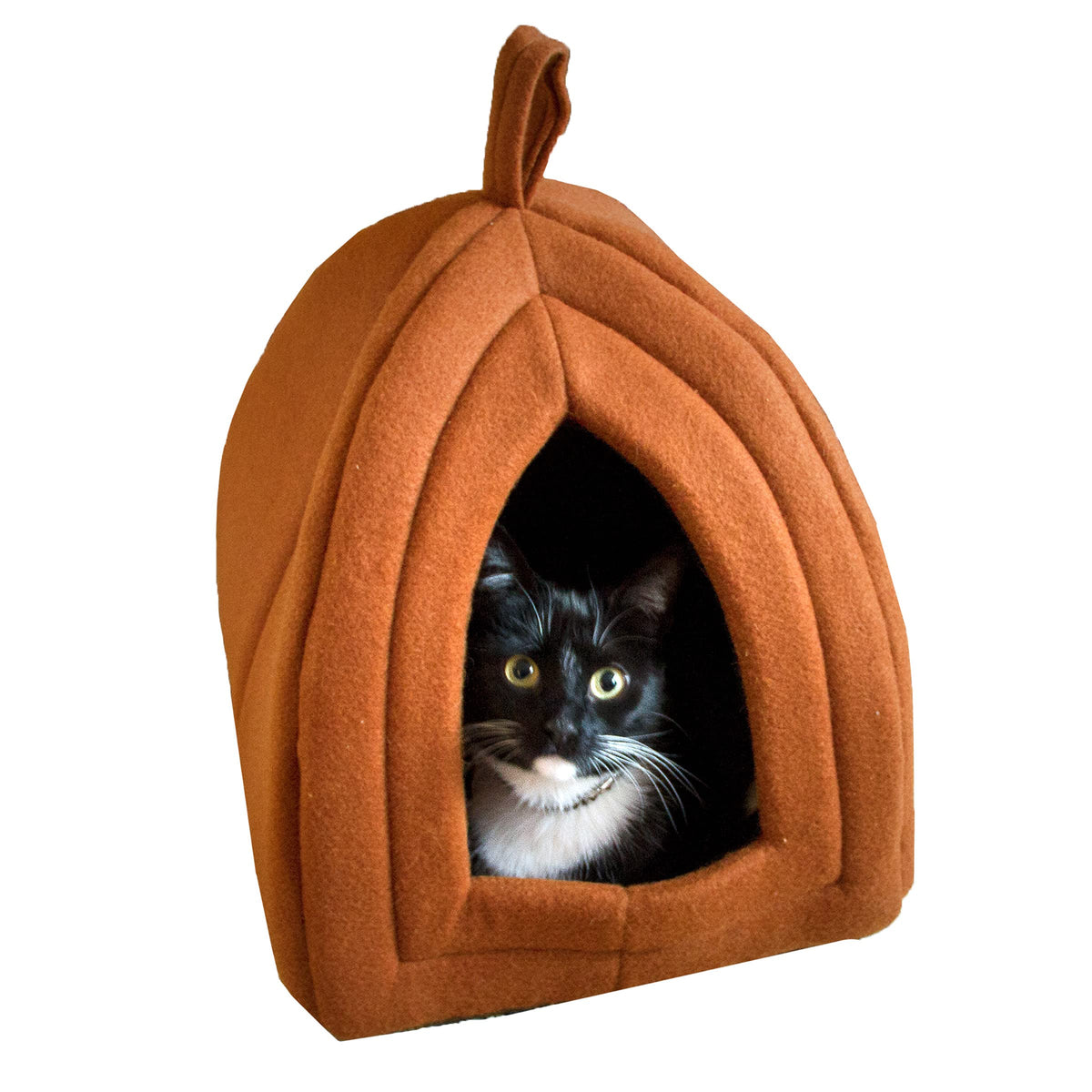 Cat House - Indoor Cat Bed With Removable Foam Cushion - Pet Tent For Kittens, Rabbits, Guinea Pigs, And Other Small Animals By 