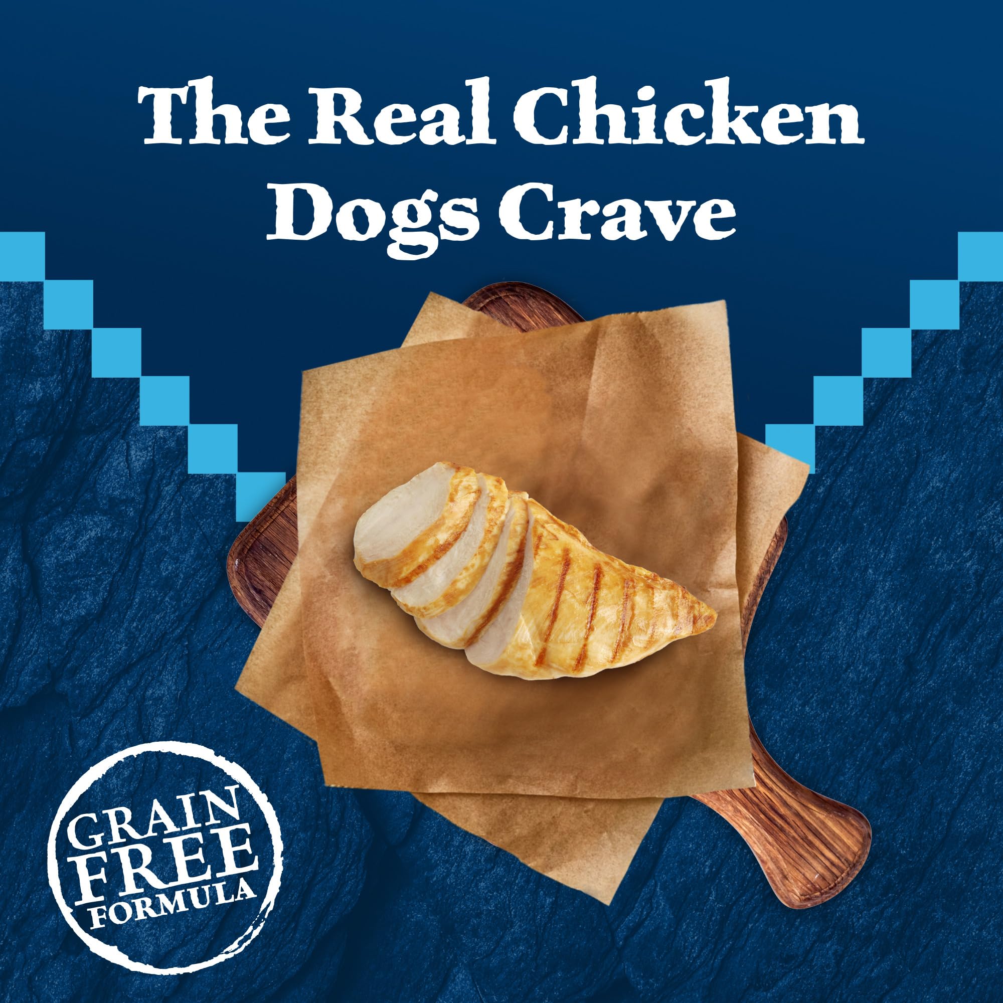 Blue Buffalo Wilderness Adult High-Protein Dry Dog Food with Real Chicken, Grain-Free, Made in the USA with Natural Ingredients,
