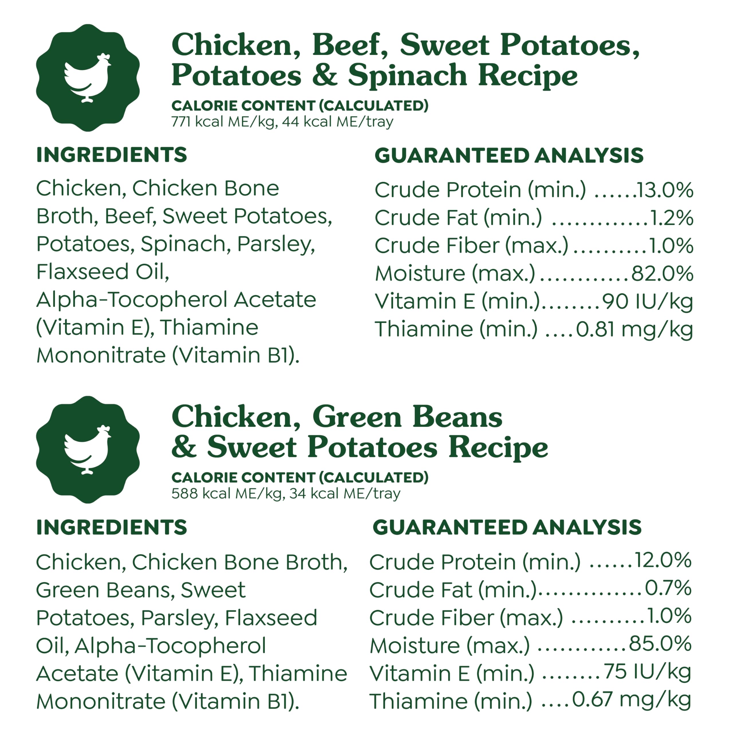 Greenies Smart Topper High Protein Wet Mix-in for Dogs, Chicken, Green Beans, and Sweet Potatoes Recipe & Chicken, Beef, Sweet P