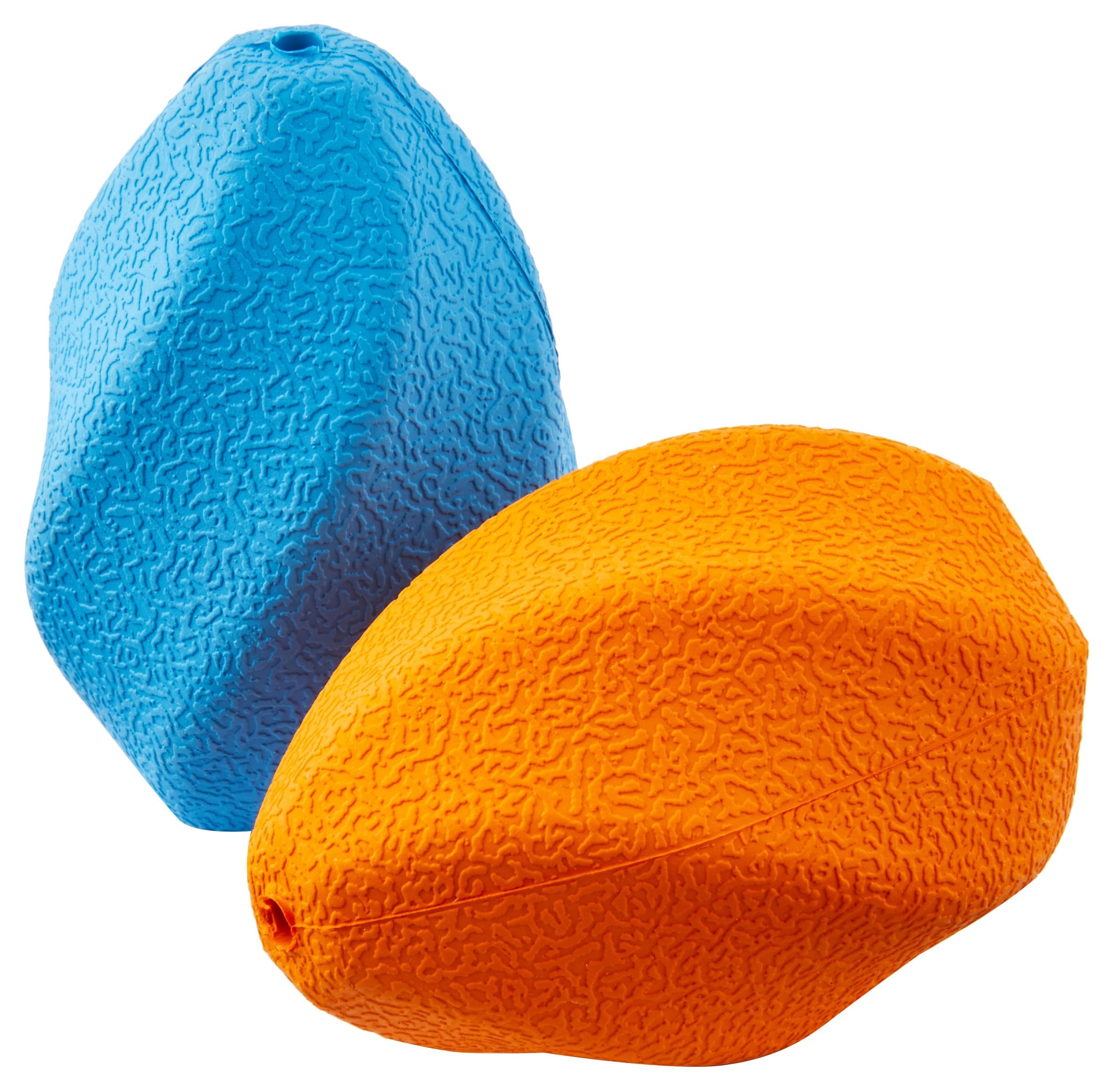 Amazon Basics Dog Treat Dispensing Chew Toy, Medium, 2-Pack, Multi Color