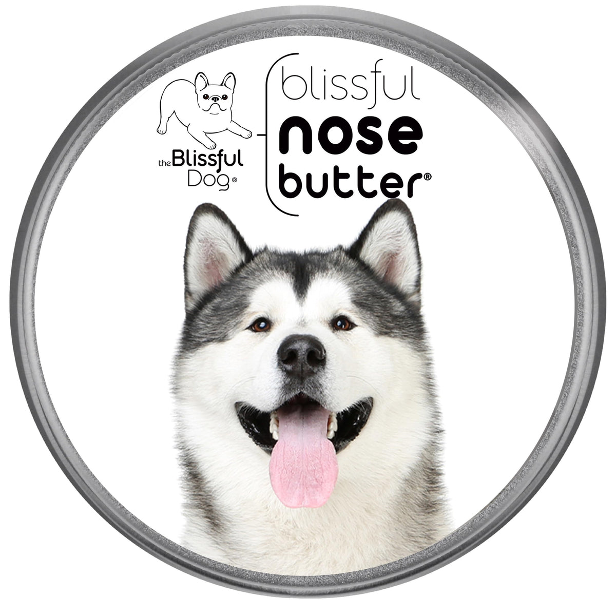 The Blissful Dog Malamute Unscented Nose Butter - Dog Nose Butter, 8 Ounce