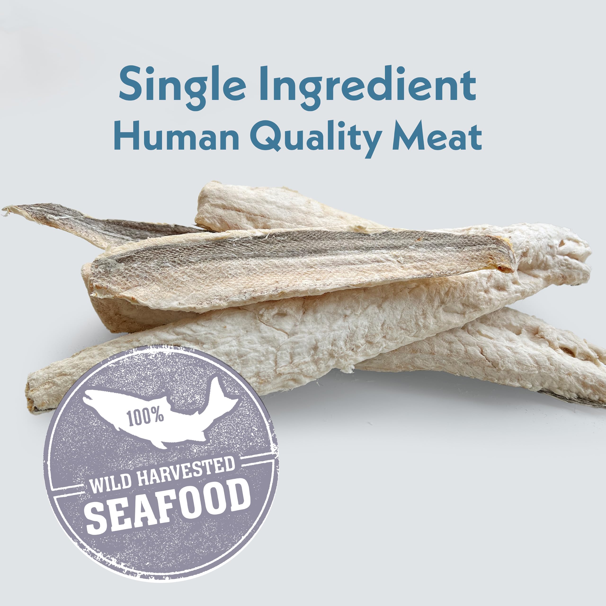 Fresh Is Best - Freeze Dried Healthy Raw Meat Treats for Dogs & Cats - Pacific Whiting Fillets