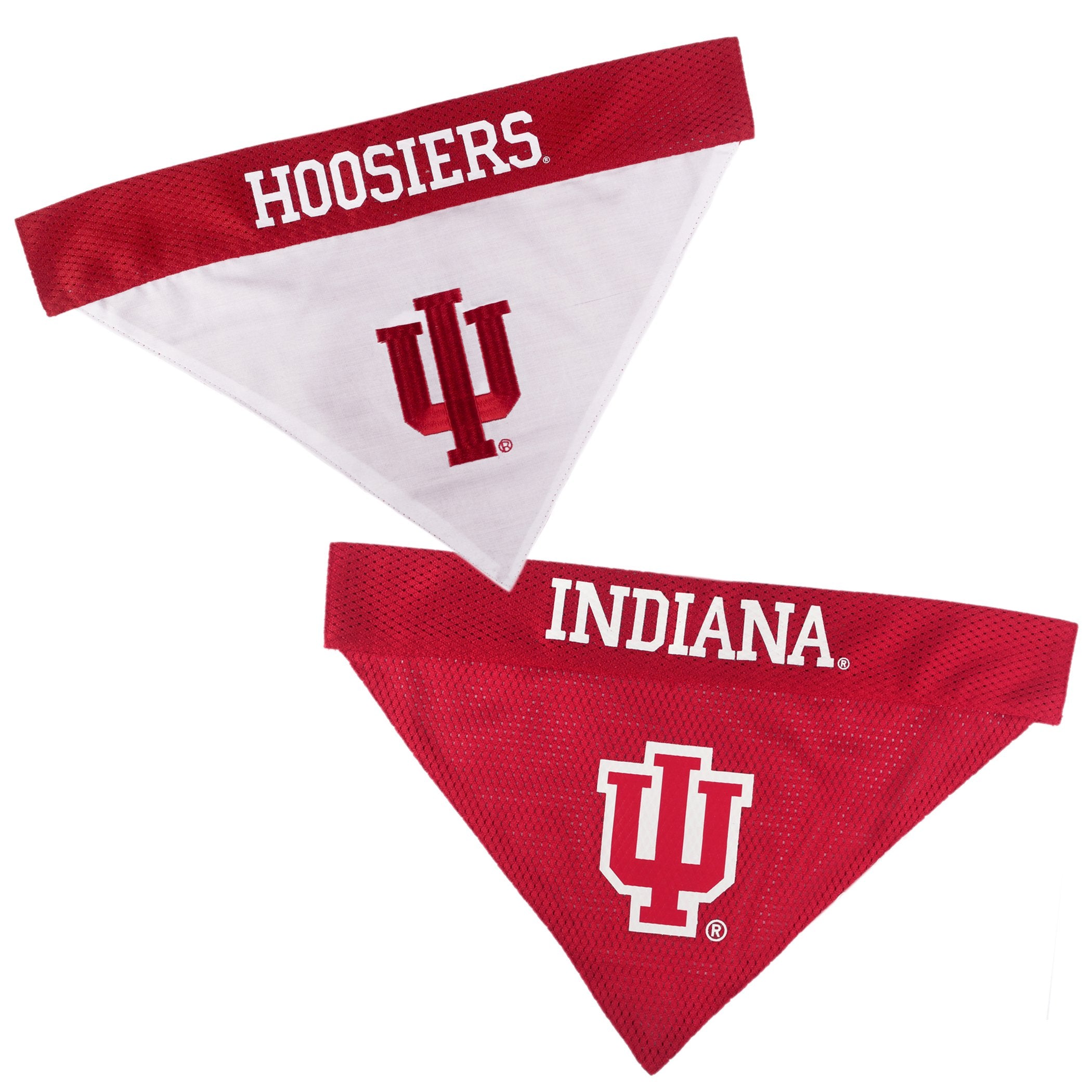 Pets First Indiana Hoosiers Reversible Bandana for Large/X-Large Pets - Stylish & Comfortable Pet Accessory