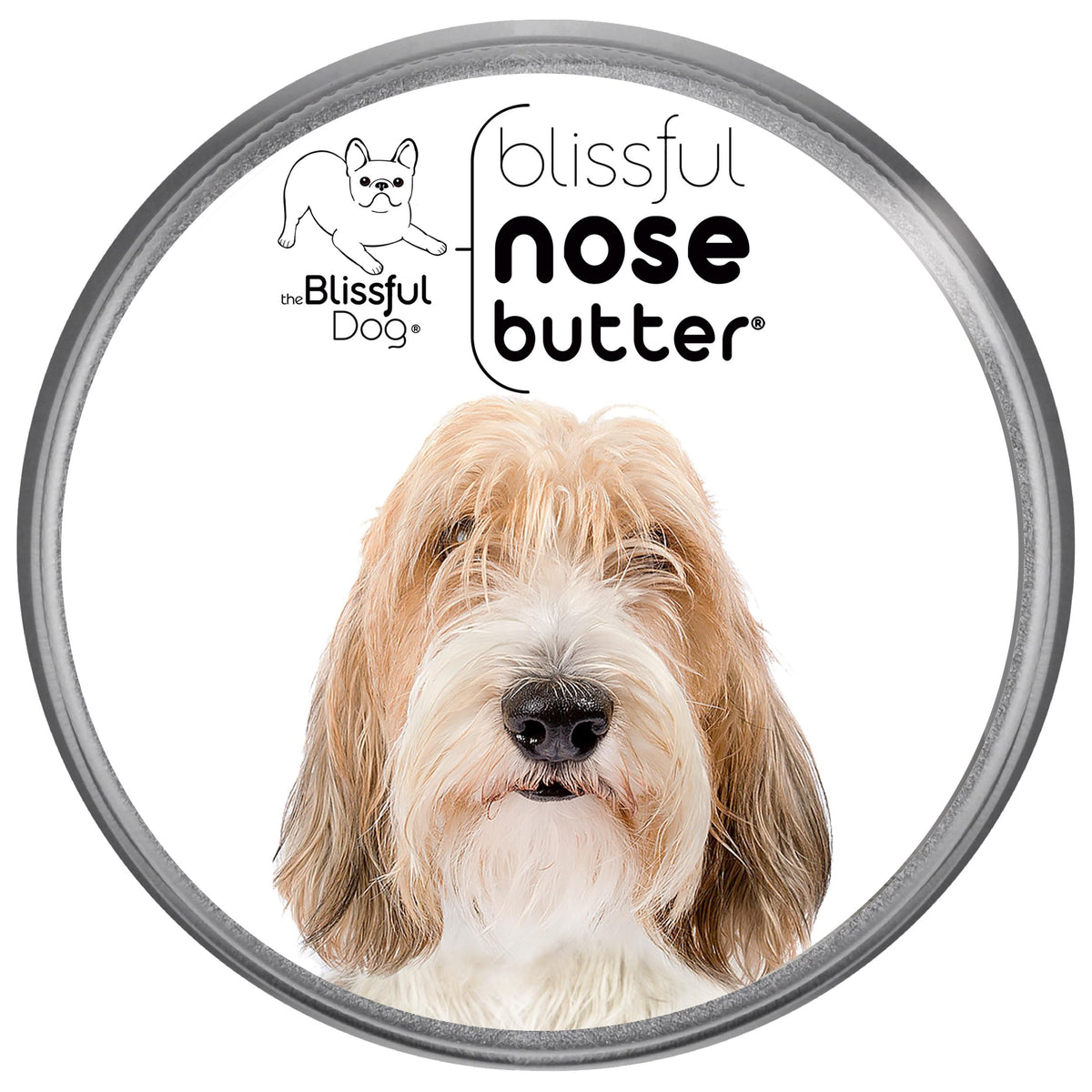 The Blissful Dog Petit Basset Griffon Unscented Nose Butter - Dog Nose Butter, 4 Ounce