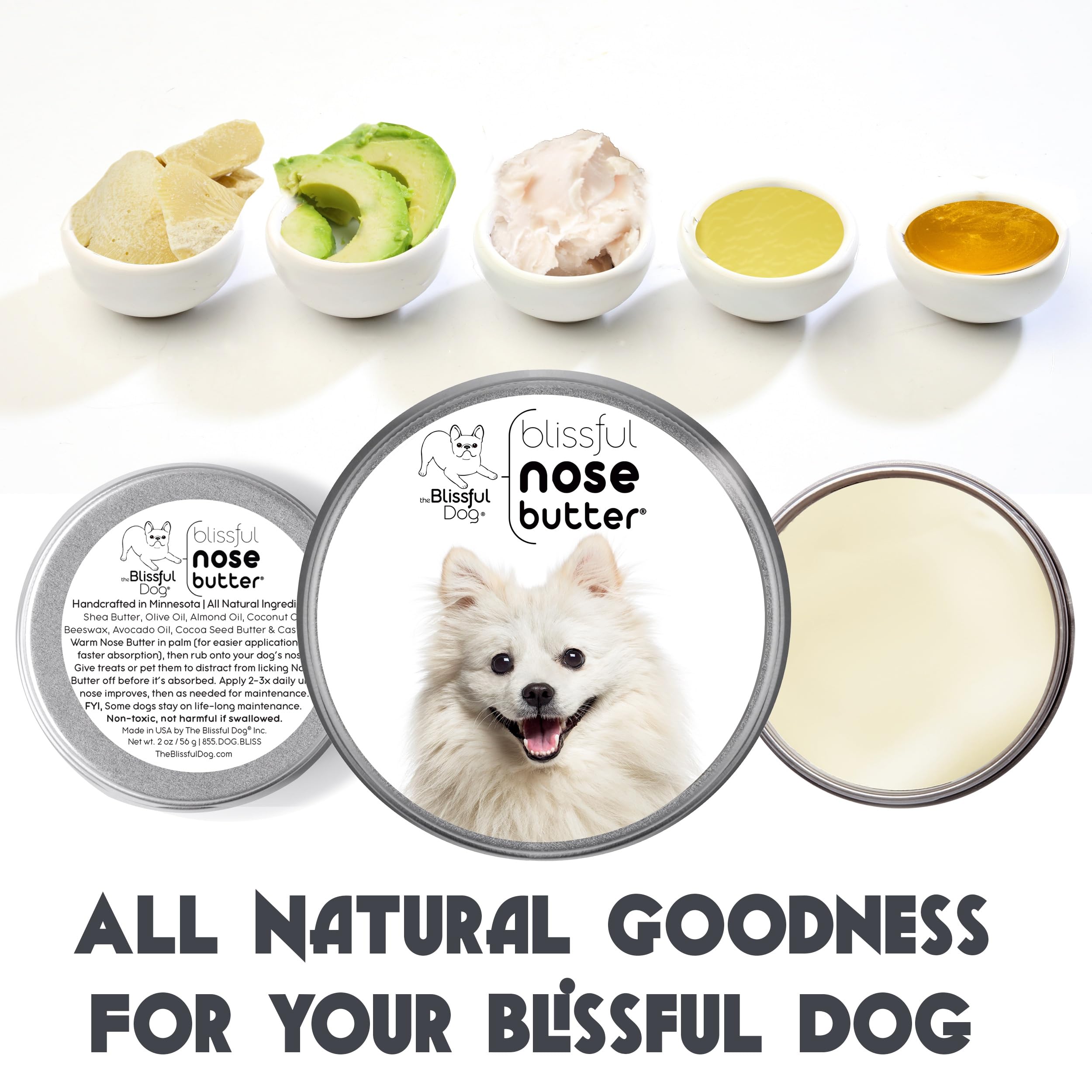 The Blissful Dog American Eskimo Unscented Nose Butter, 16oz