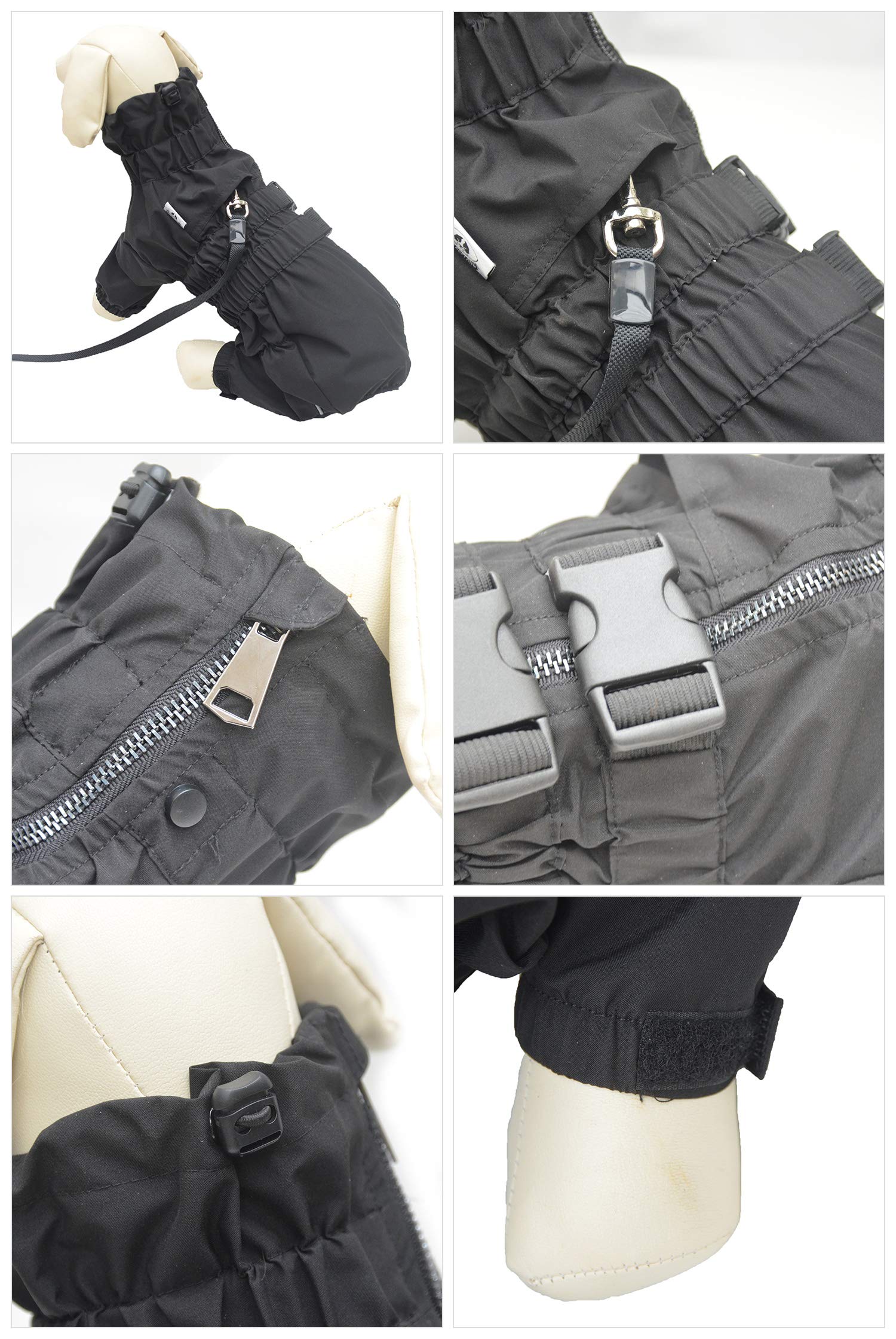 Dogs Waterproof Jacket, Lightweight Waterproof Jacket Reflective Safety Dog Raincoat Windproof Snow-Proof Dog Vest For Corgis Da