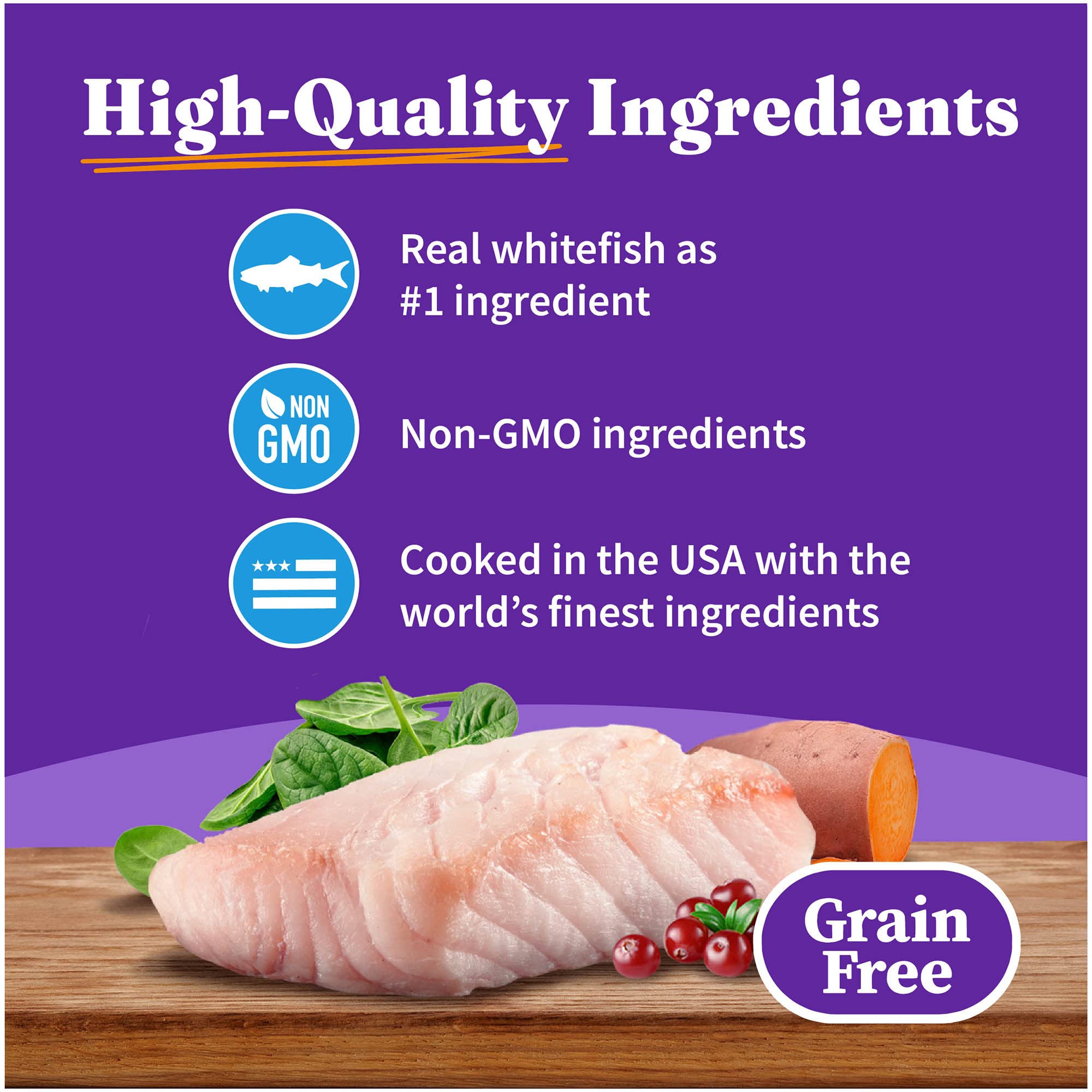 Halo Wet Cat Food Whitefish Recipe, Grain Free Wet Cat Pate, Canned Cat Food for Extra Hydration, 5.5 Oz Can (Pack of 12)