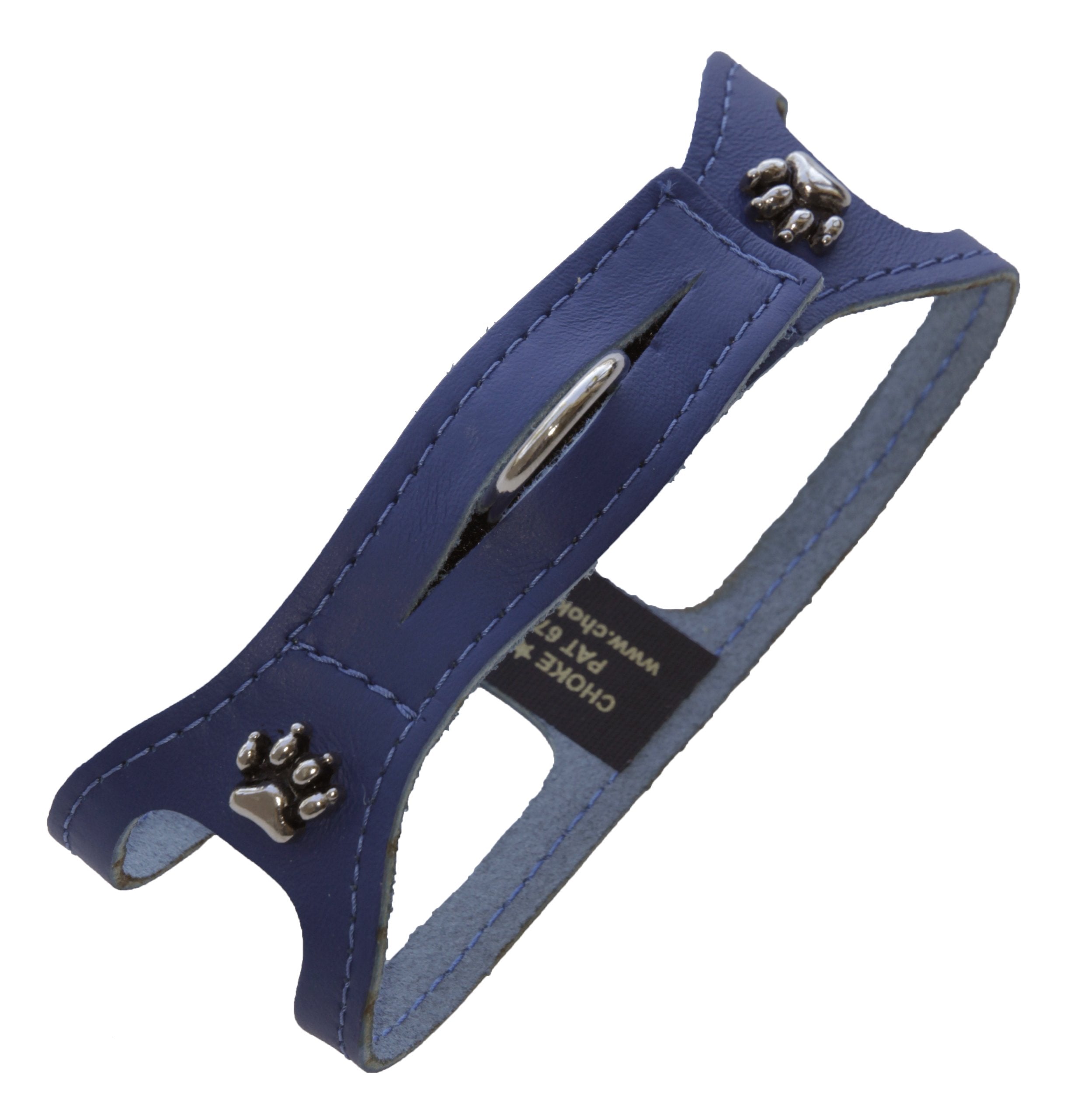 Chokefree Pet Shoulder Collar, 19-Inch, Non Metallic Blue