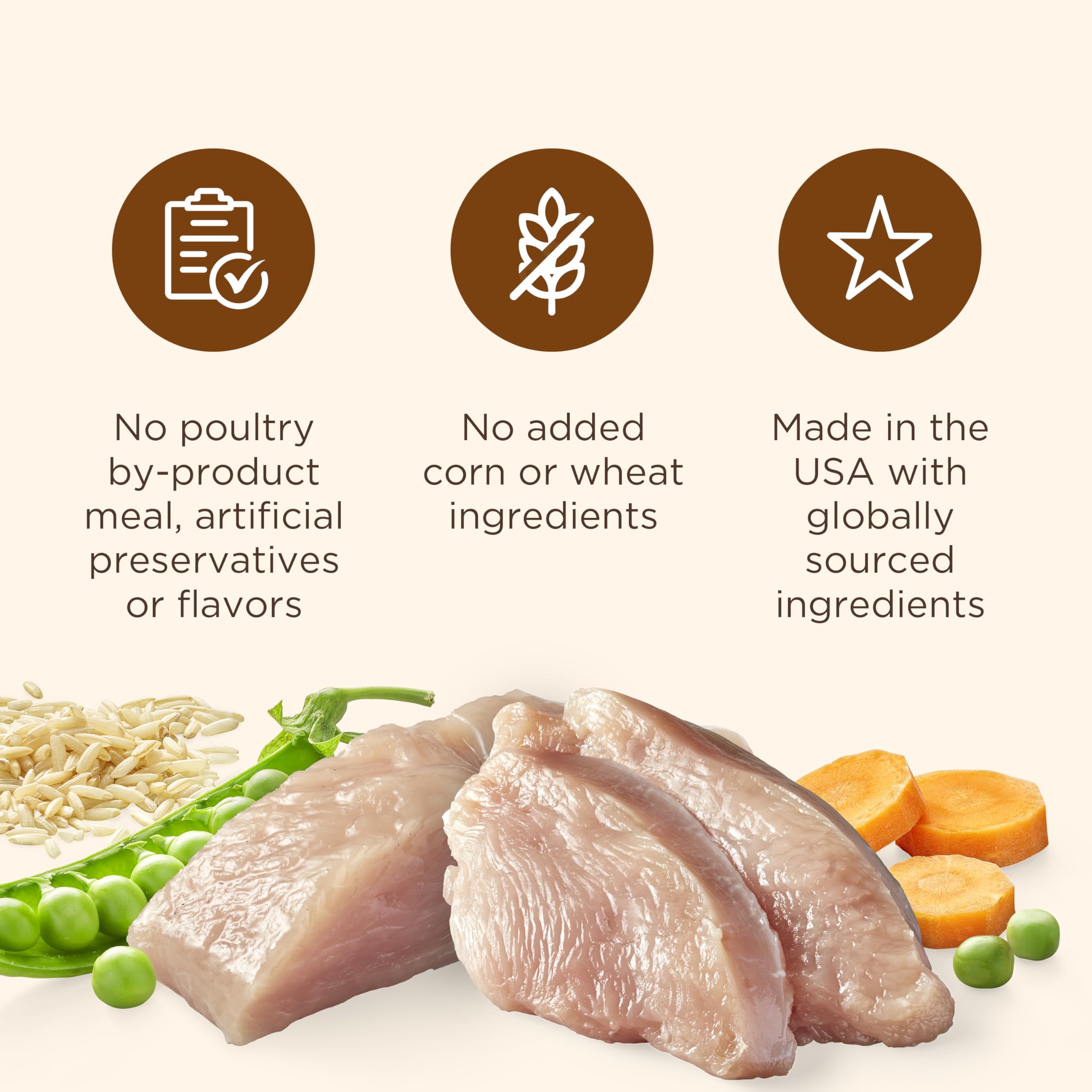 Nutrish Rachael Ray Chunks in Gravy Real Turkey, Brown Rice, Peas & Carrots Recipe Wet Dog Food, 13 oz. Can (Pack of 12)