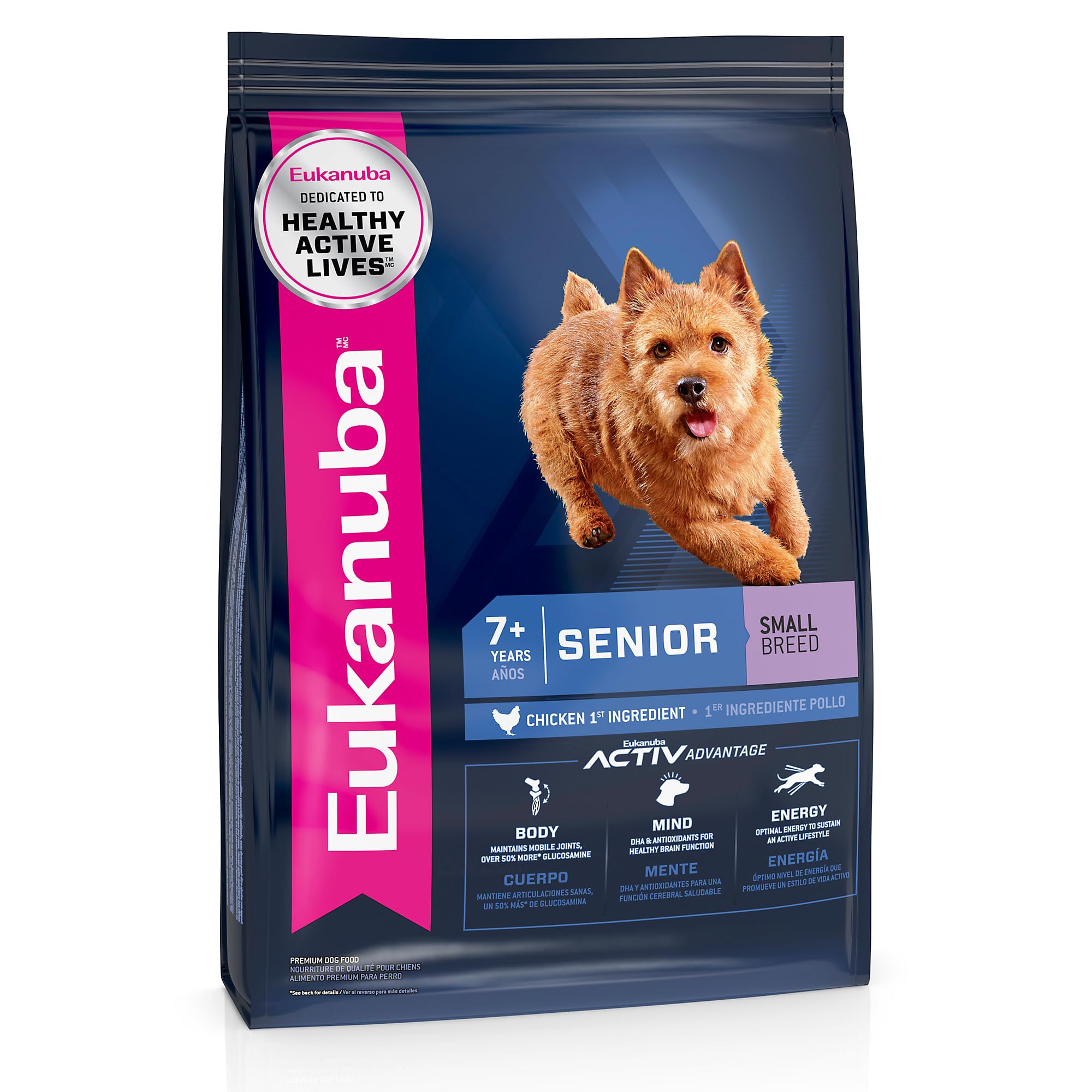 Eukanuba Senior Small Breed Dry Dog Food 4.5lb.