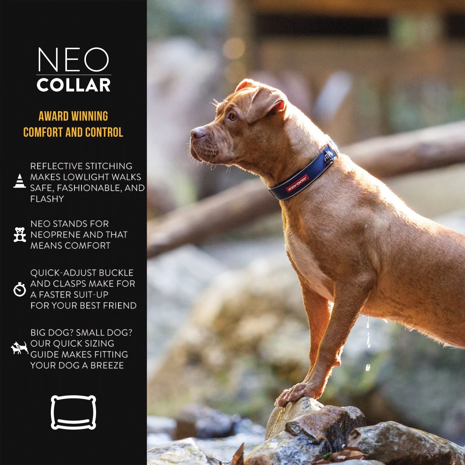 Ezydog Neo Dog Collar, Extra Large, Red