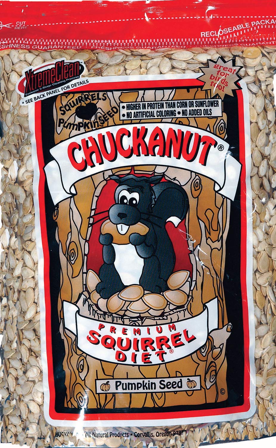 Gold Crest Buckeye Nutrition Carrot Crunchers Equine Treats, 4 lbs., Chuck-A-Nut - Food for Squirrels, 3 lbs