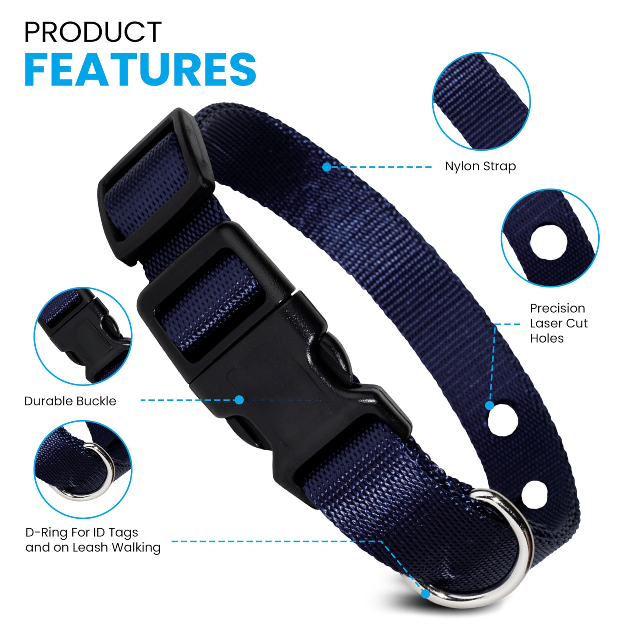 1'' Nylon E Collar Replacement Strap - In Ground Fence Collar, Compatible With Pet Safe & Invisible Fence (1'' Camouflage)